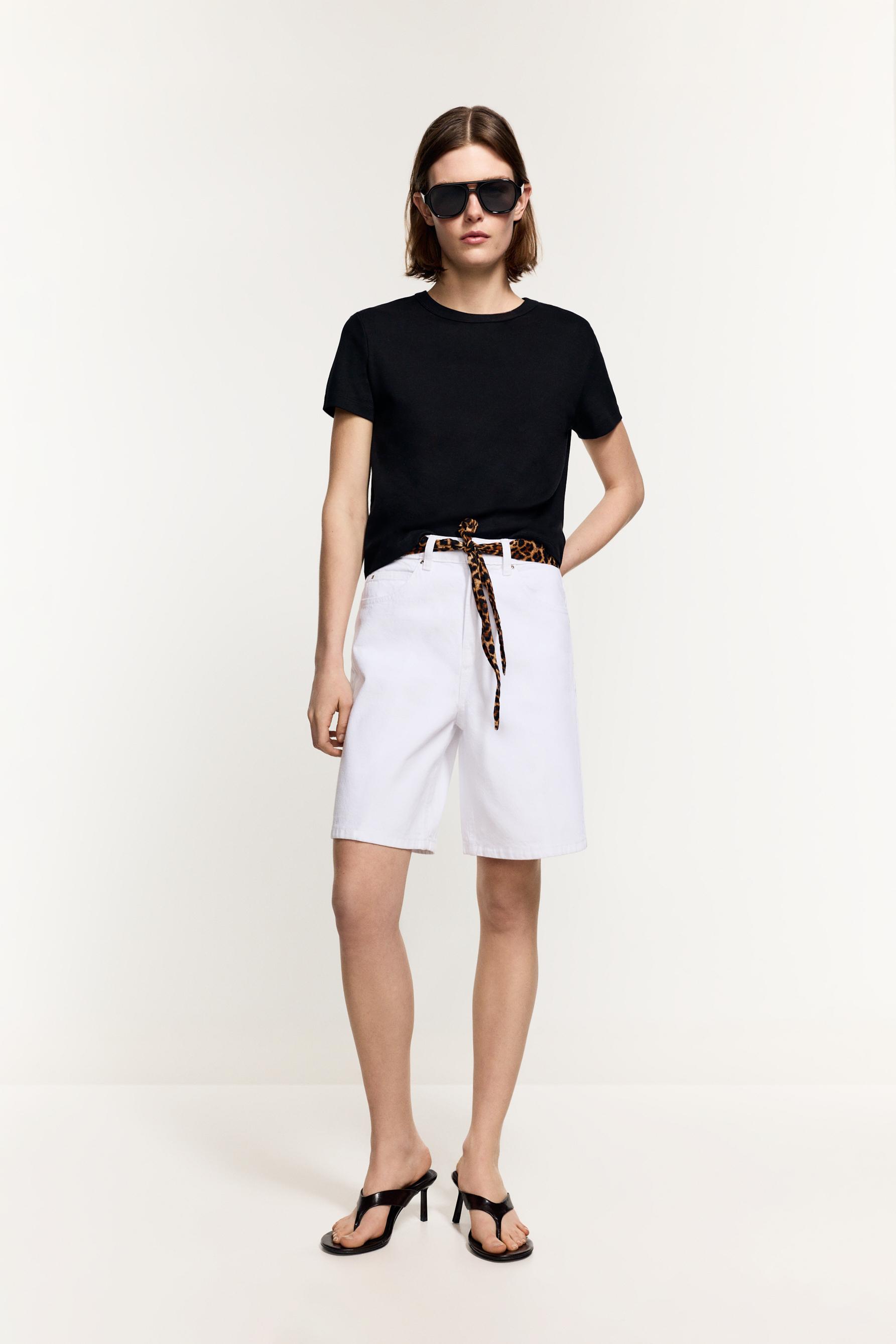 Bermuda denim pañuelo