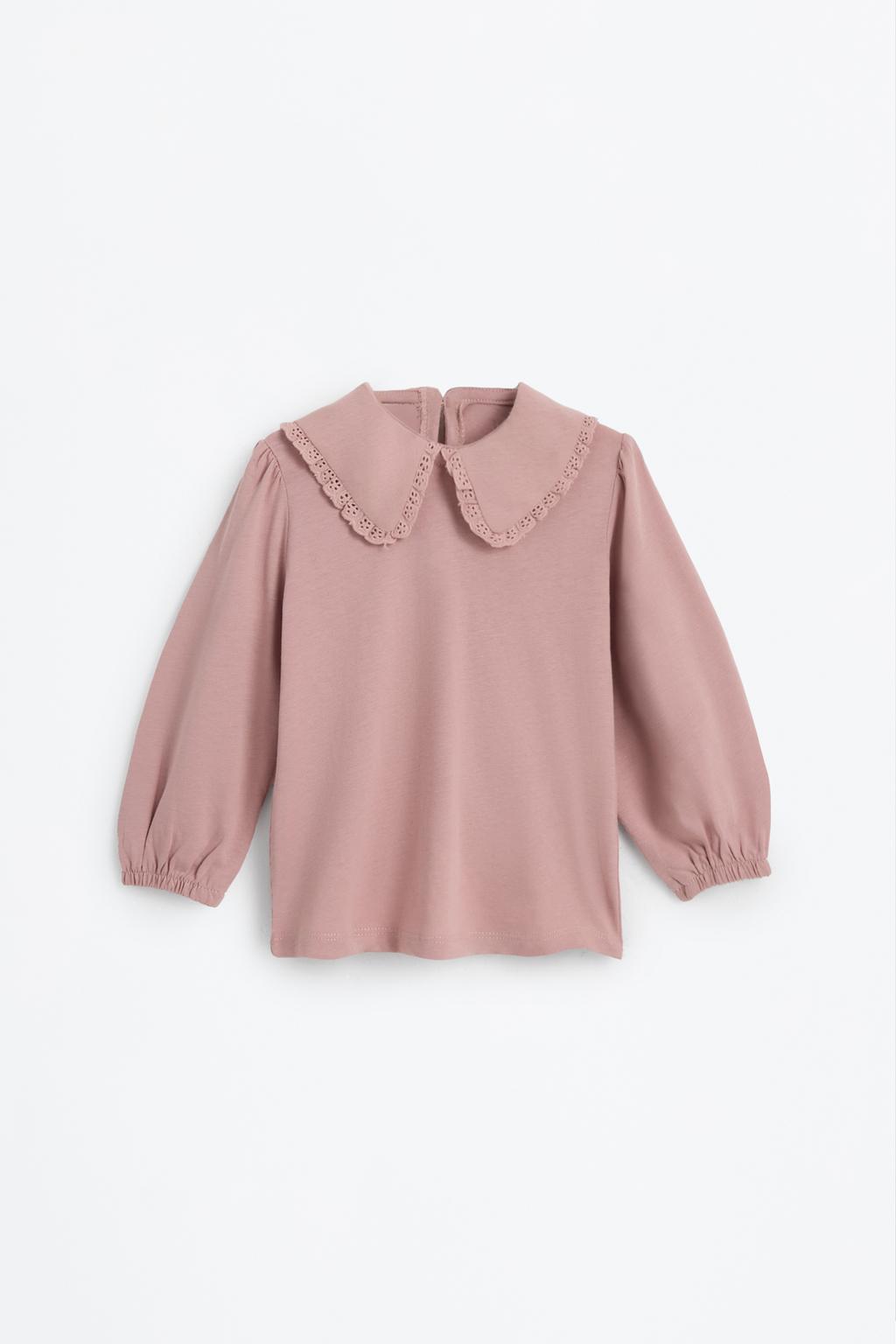 Puritan collar T-shirt