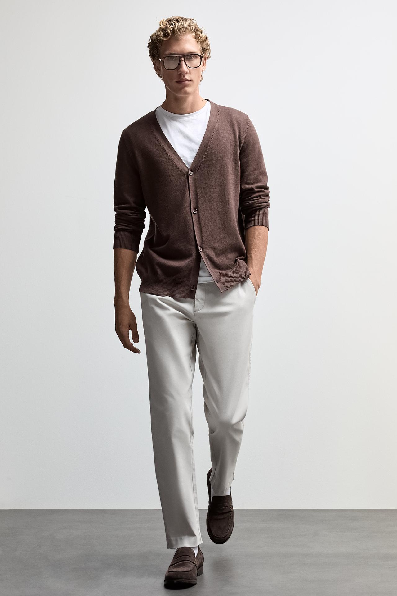 Slim fit chino trousers — HIELO