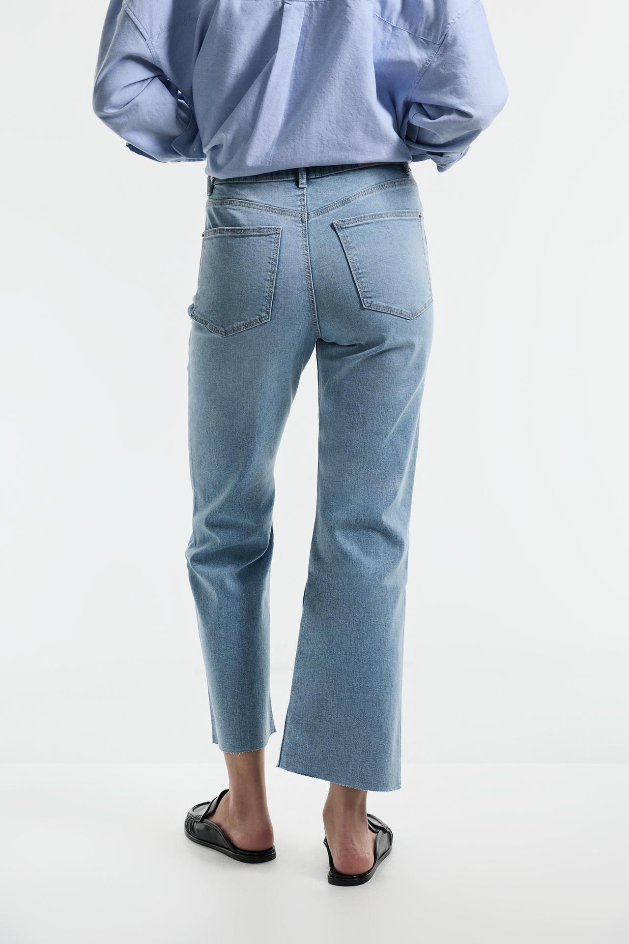 Mini bell bottom jeans — SKY BLUE MARL