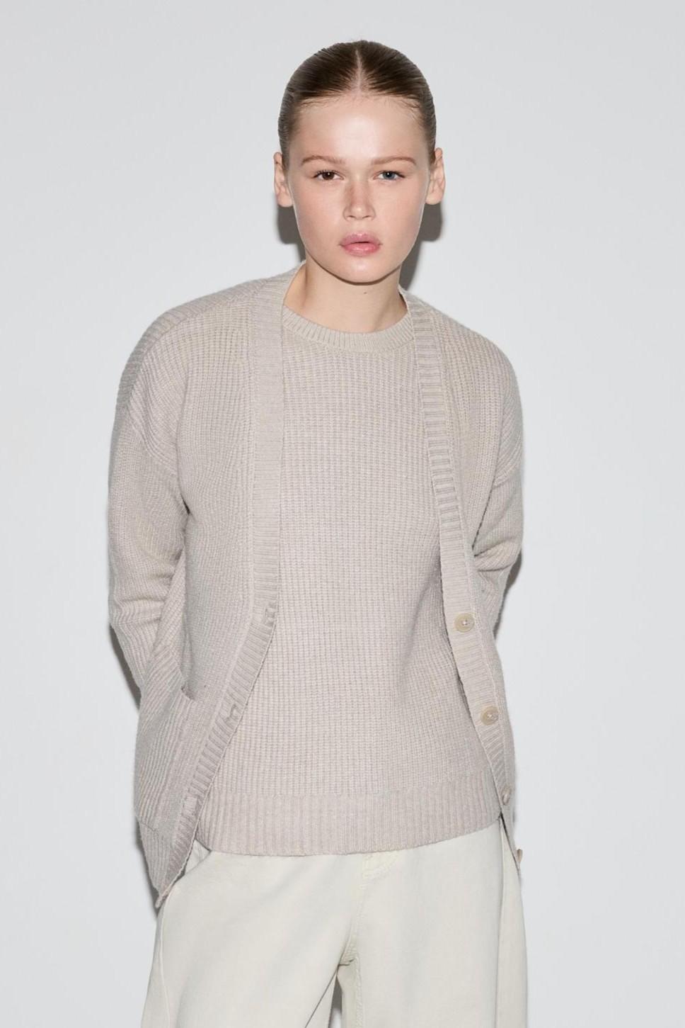 Chaqueta punto básico