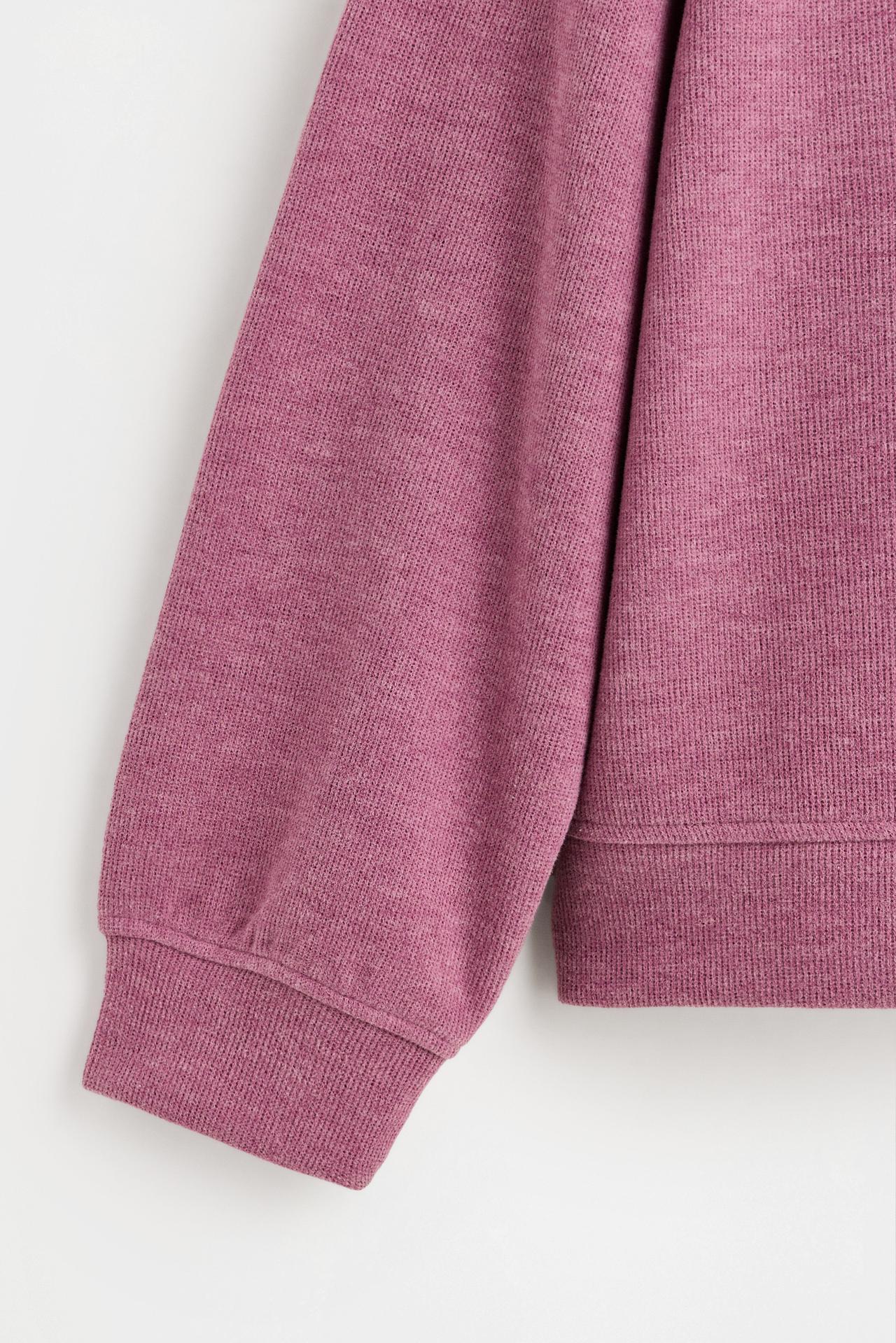 Bias cut star sweatshirt — PINK