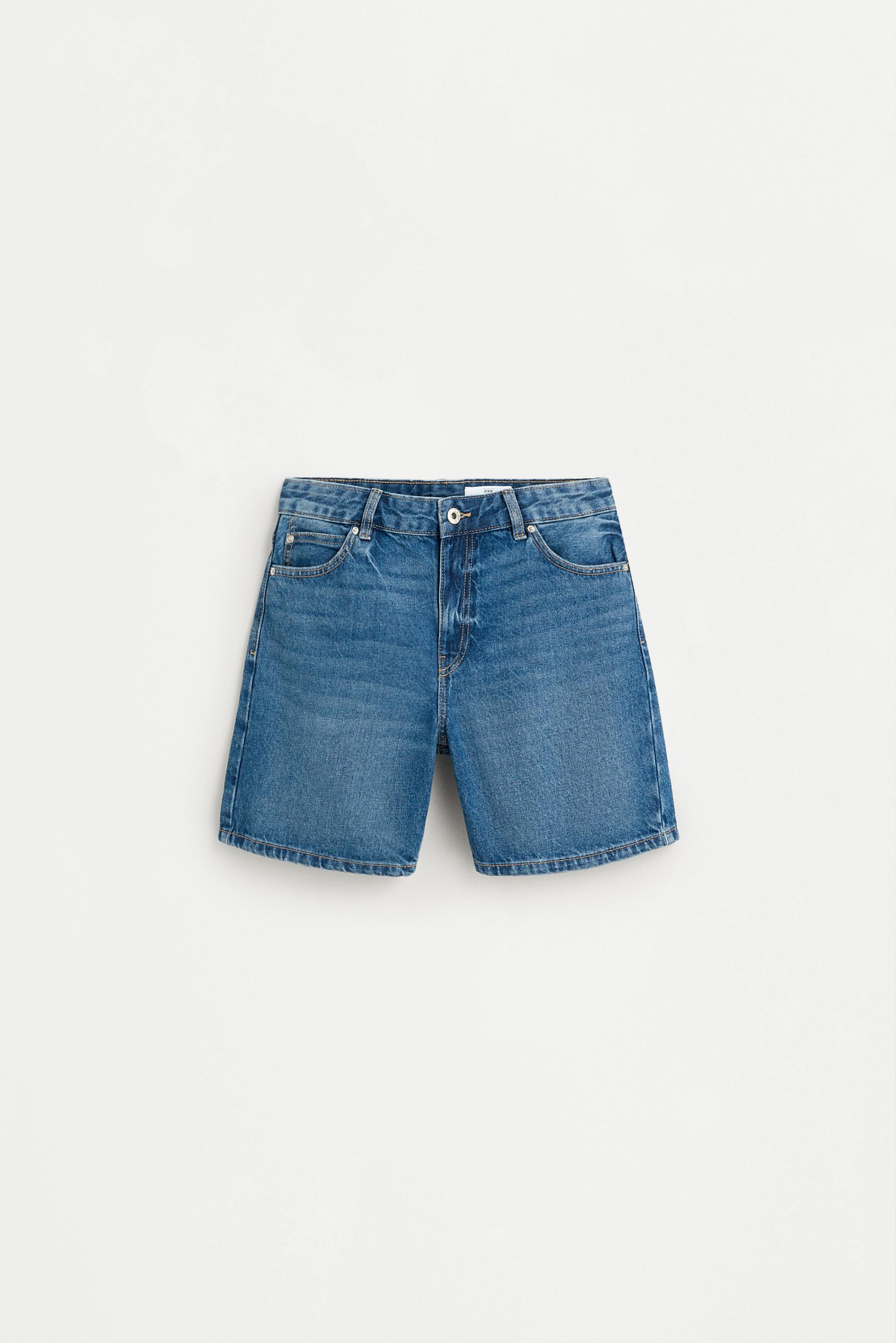 Denim Jorts — DARK BLUE