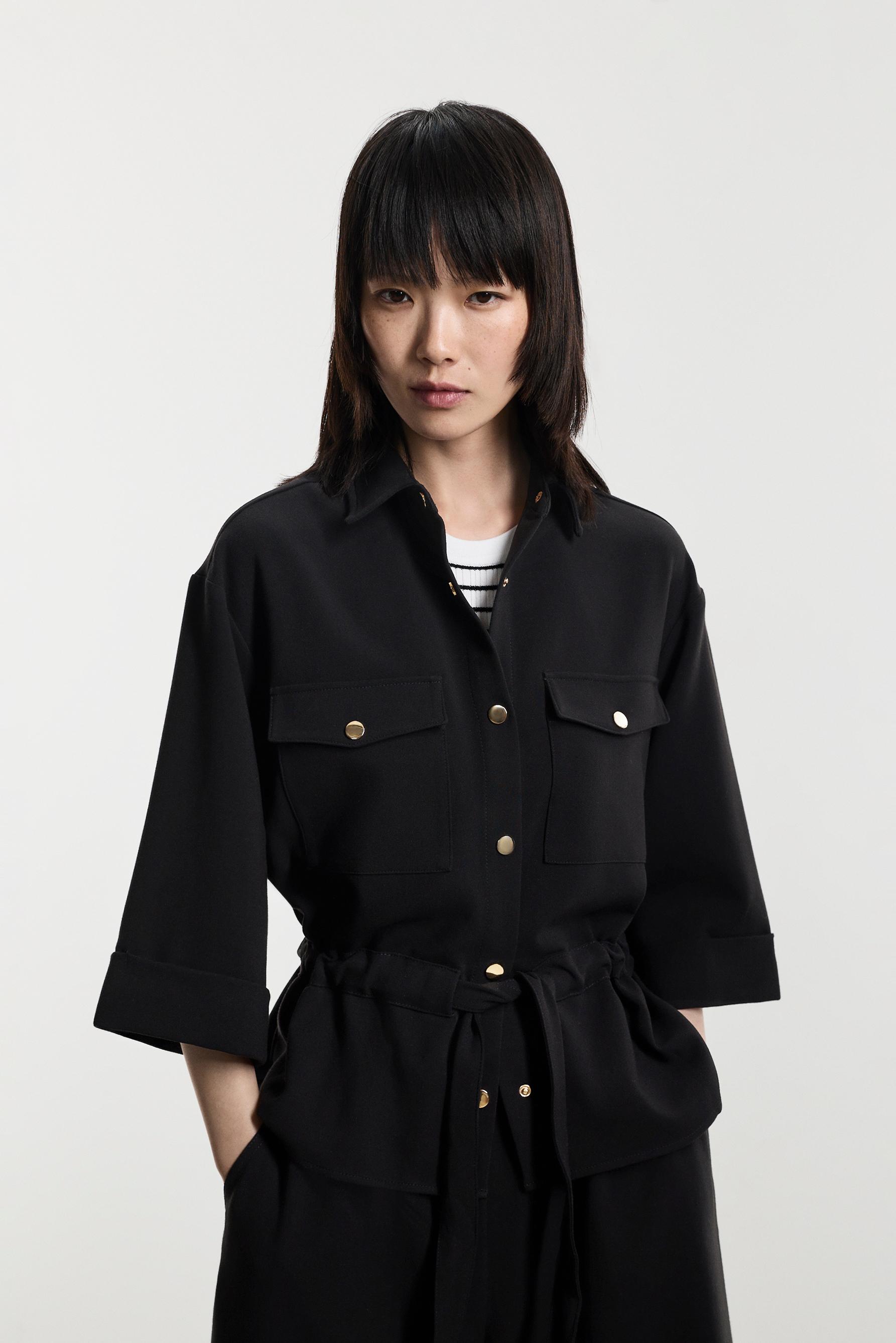 Safari overshirt — BLACK