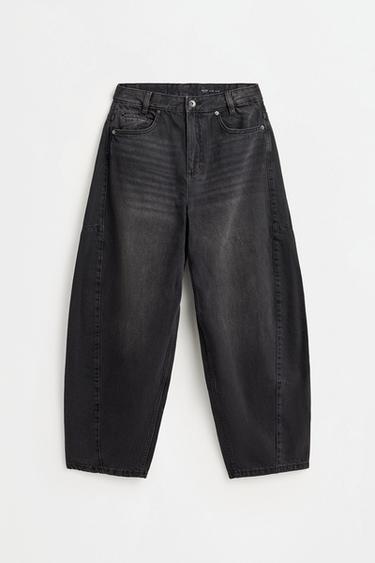 Barrel jeans — CHARCOAL 1