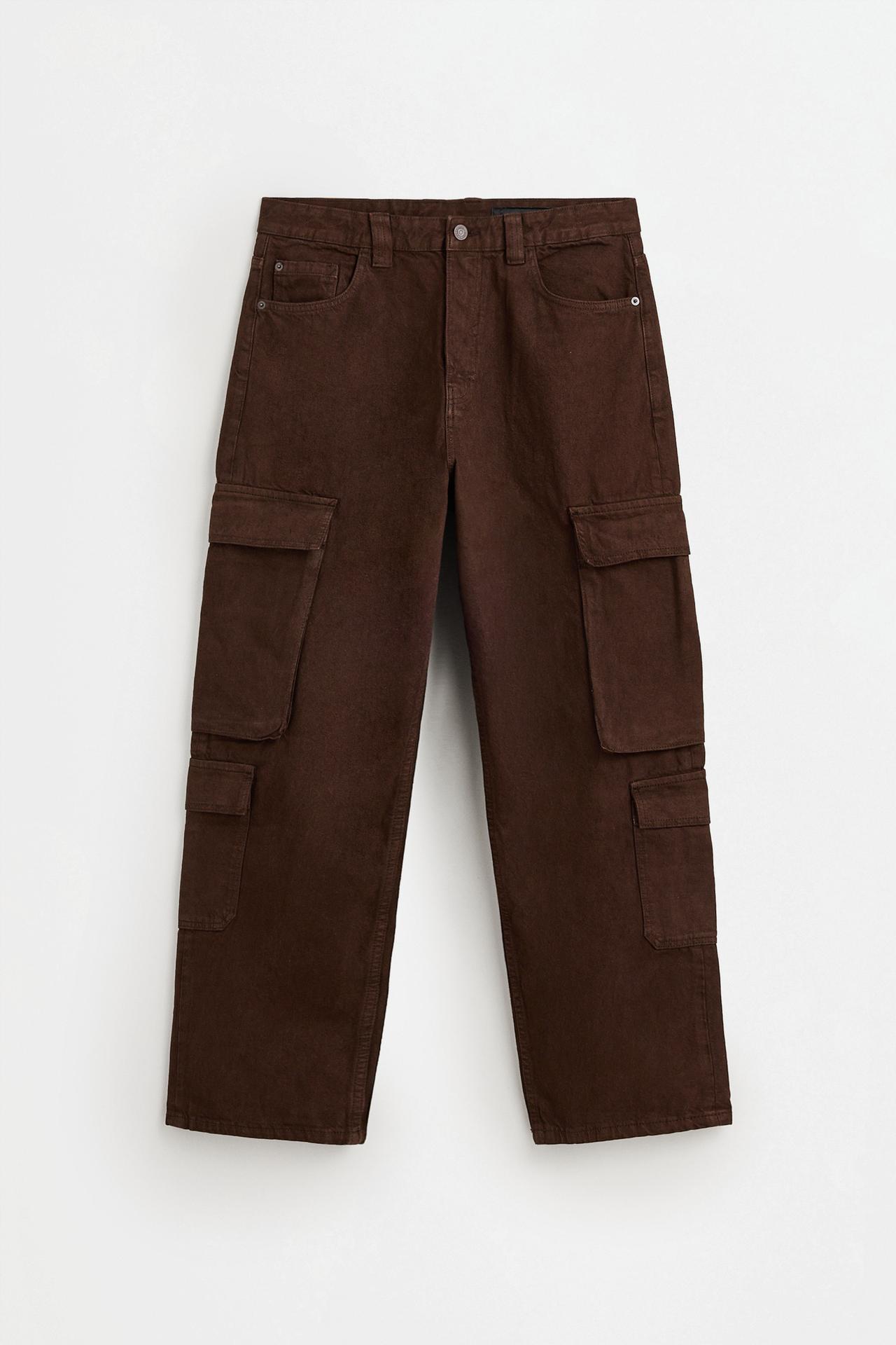 Multipocket baggy jeans — CHOCOLATE