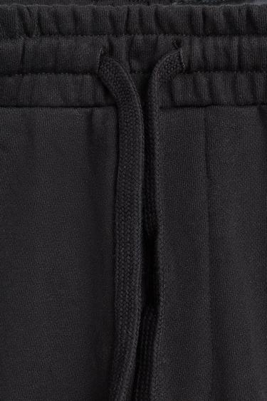 Baggy tracksuit Bermuda shorts — BLACK 7