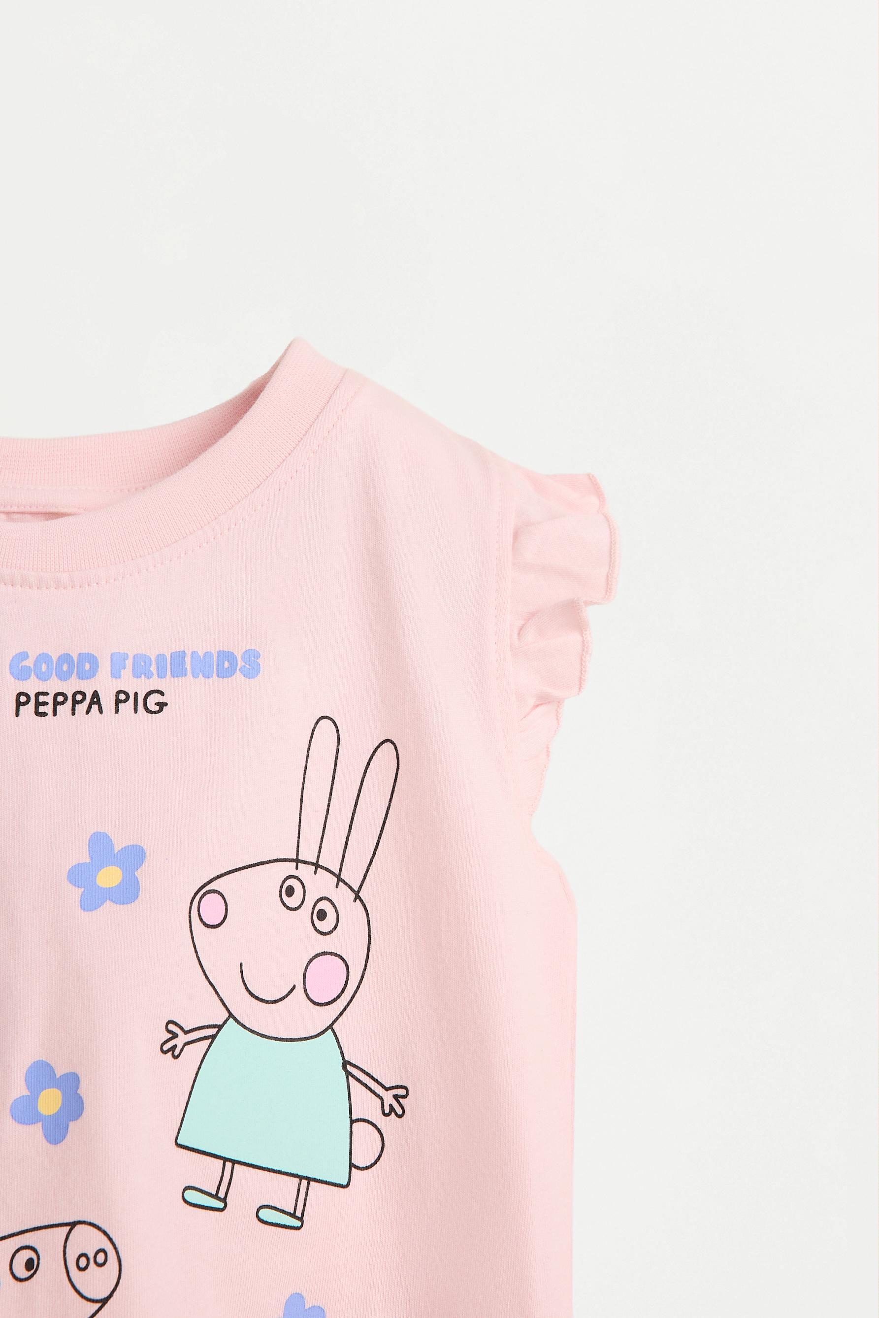Pack of 2 short Peppa Pig™ pyjamas — PALE PINK