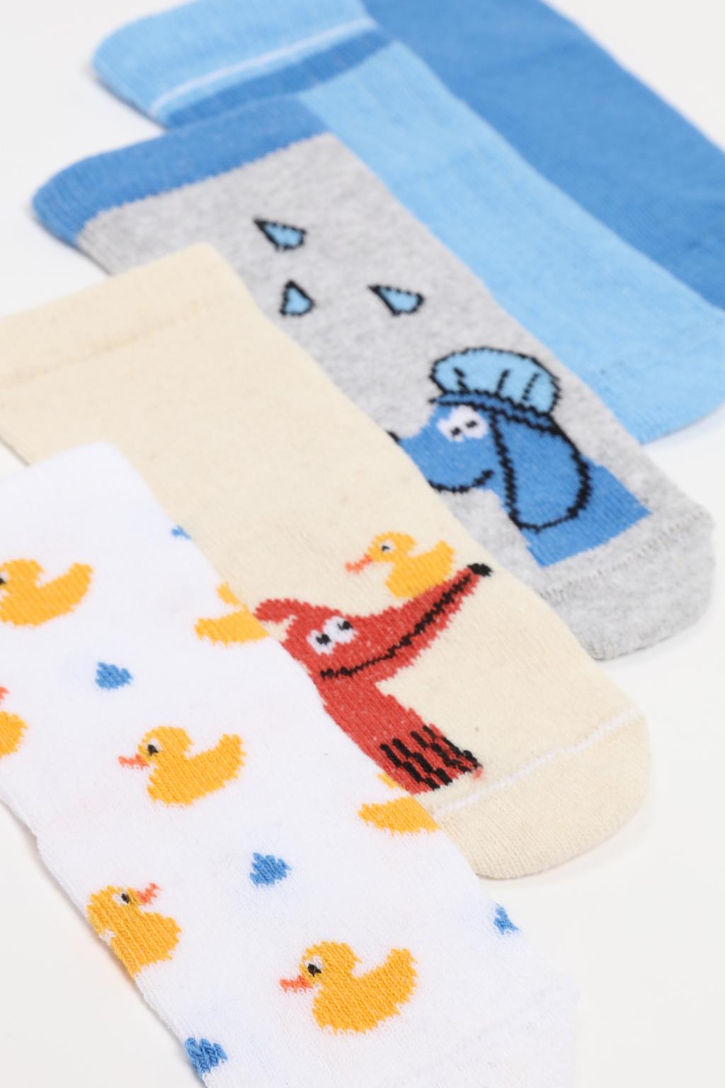 Pack of 5 pairs of long dog socks