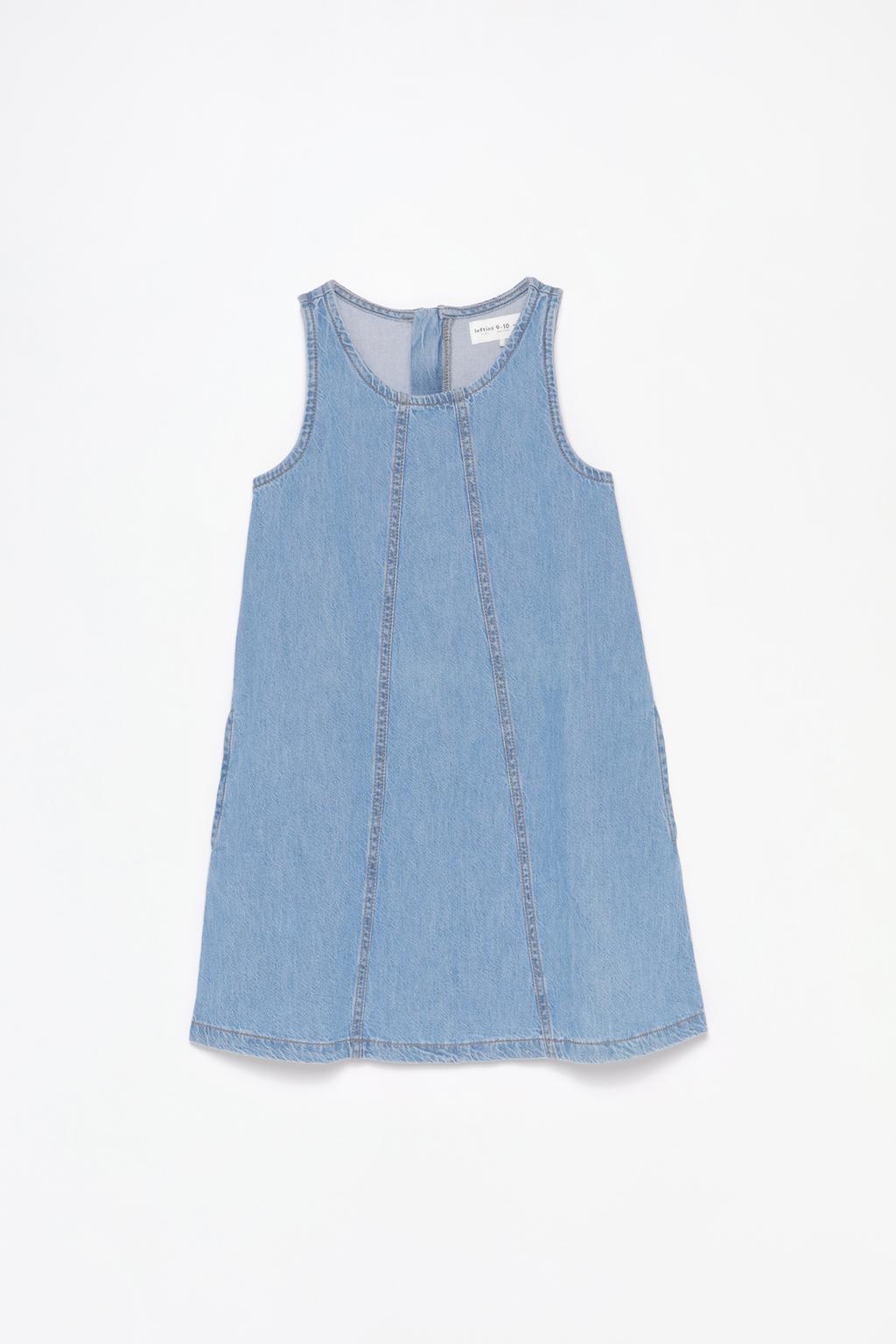 Denim ehunezko soinekoa