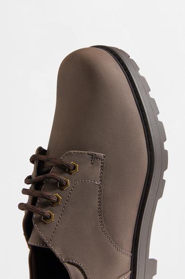 Lace-up shoe — BROWN 4