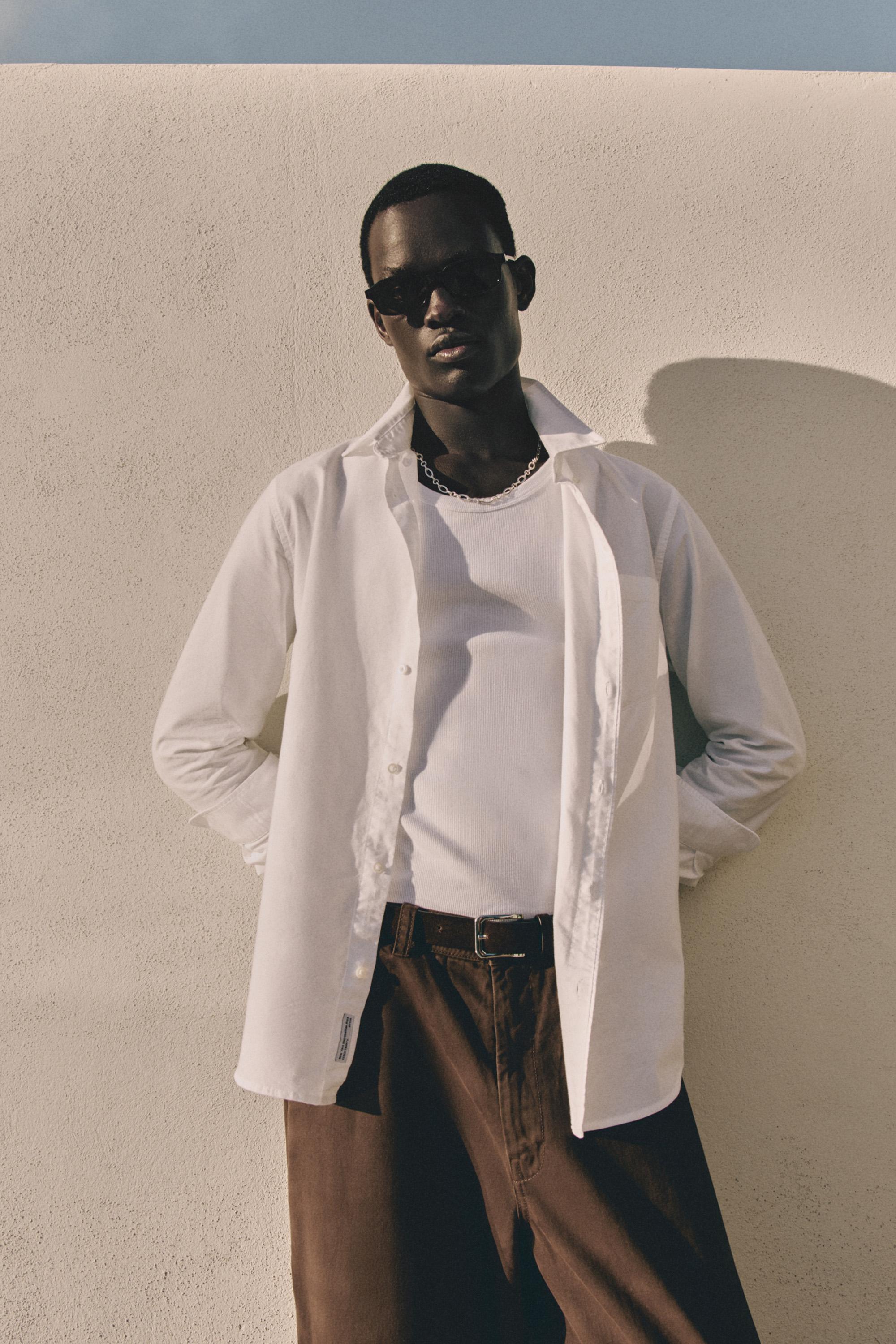 Oxford shirt — WHITE