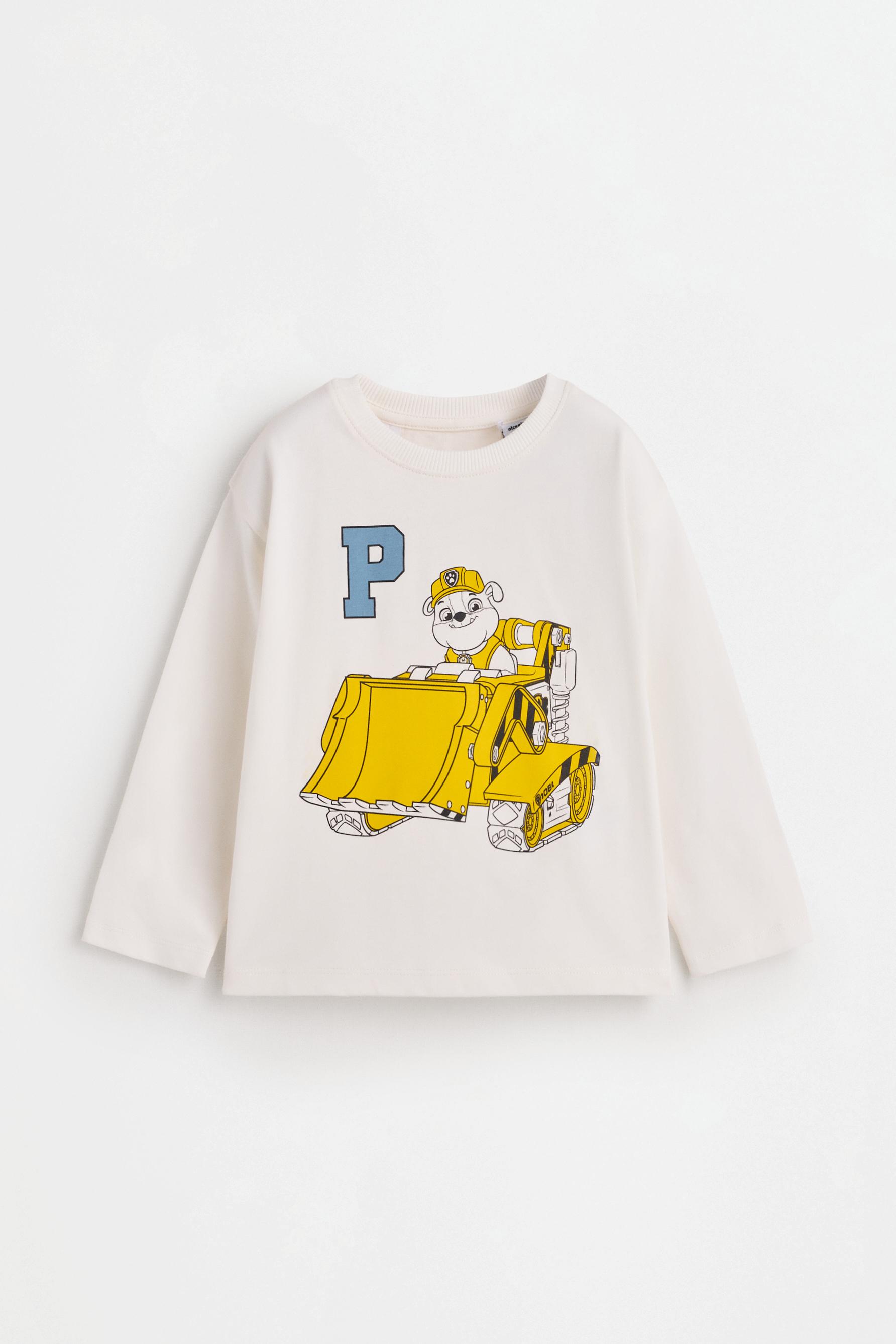 Paw Patrol ©Nickelodeon T-shirt and trousers co-ord — WHITE