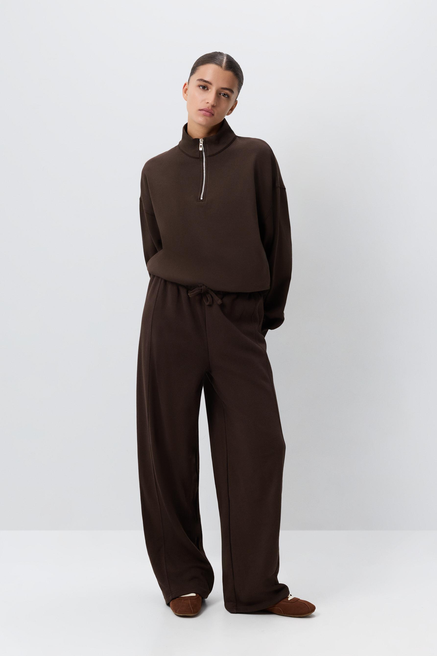 Pantalón básico wide leg