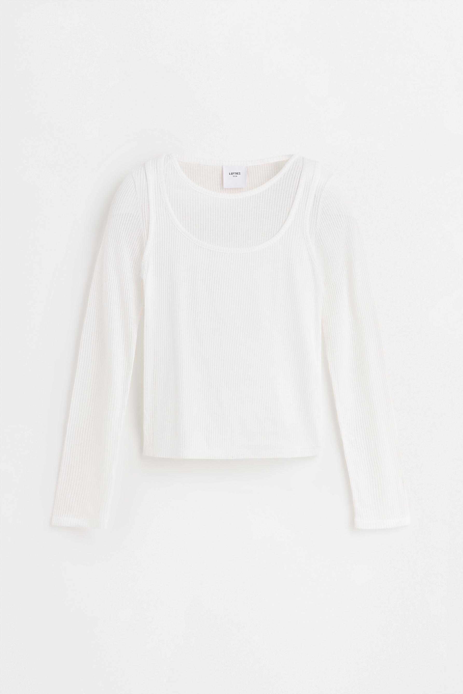 Camiseta efecto doble