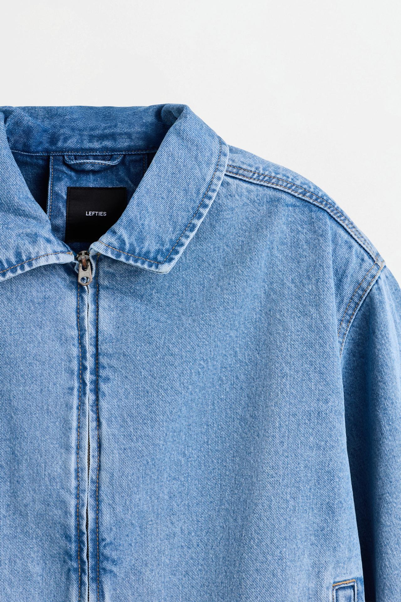 Denim jacket bomber — INDIGO