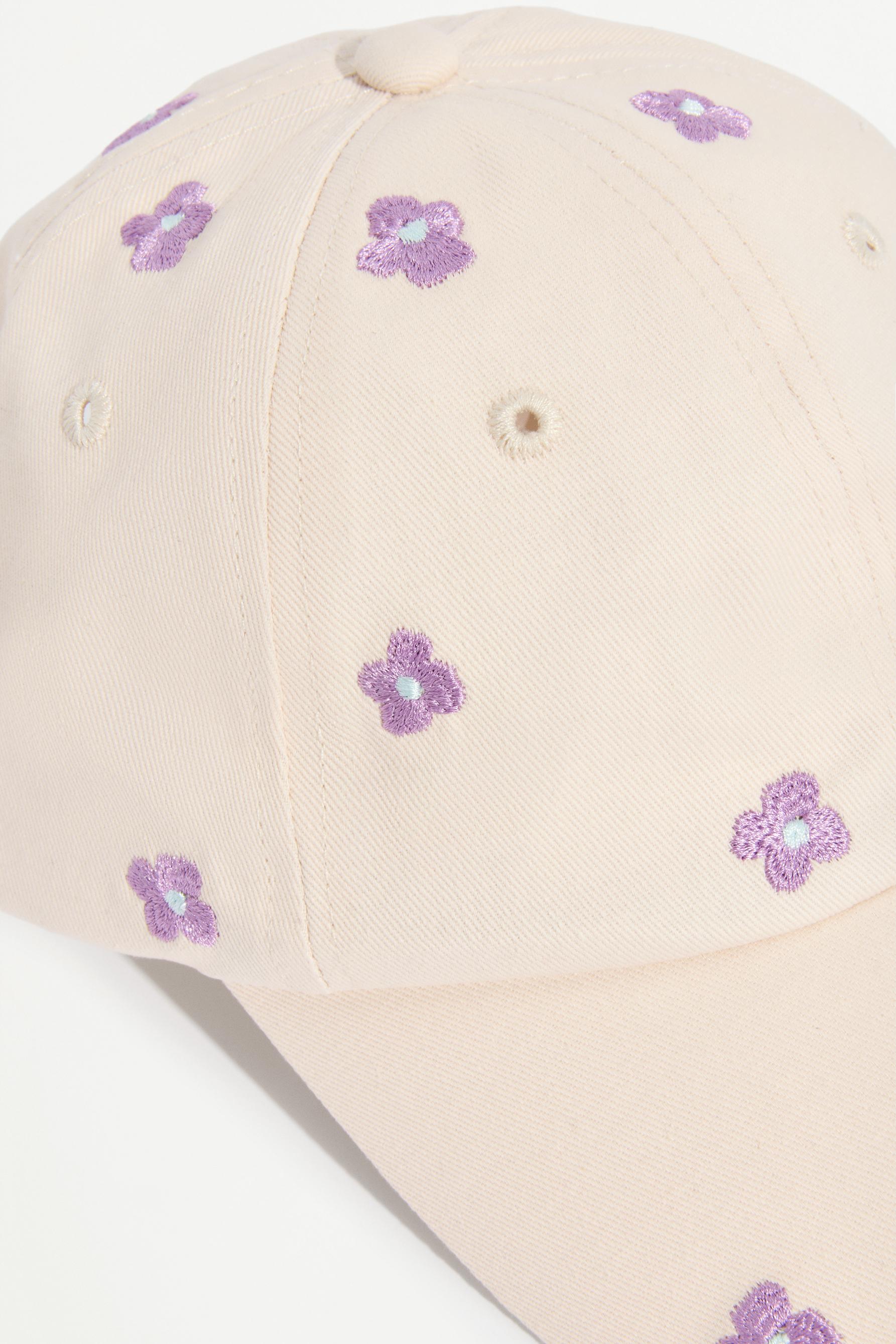 Embroidered flower cap - | LEFTIES Tunisia