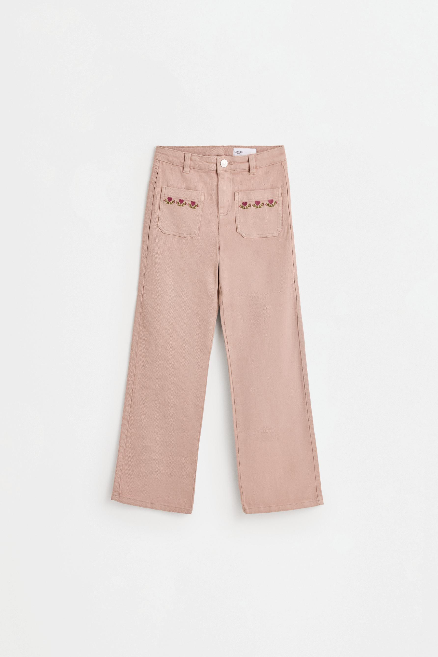 Pantalón flare bordado