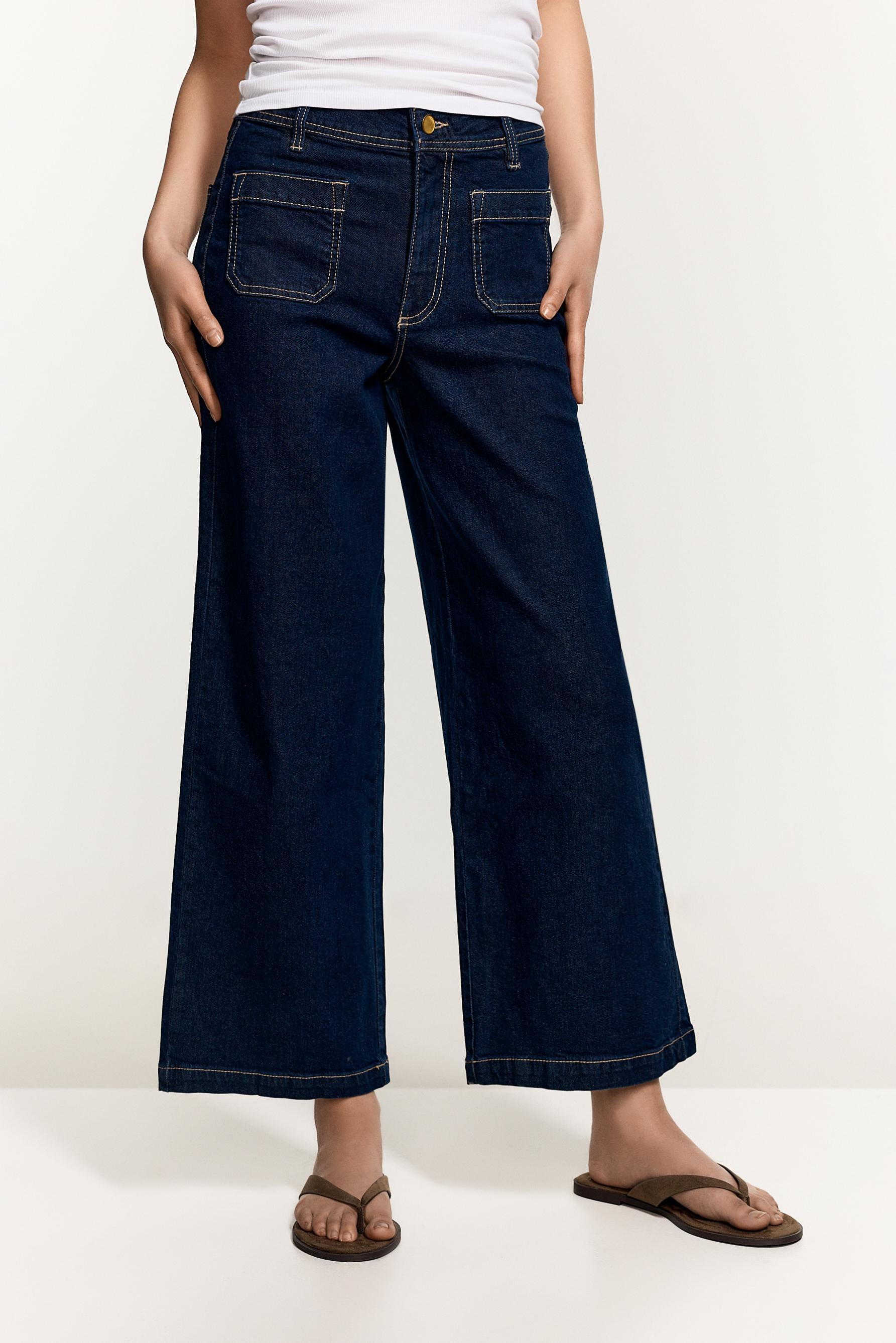 Stretch pocket jeans — DARK INDIGO