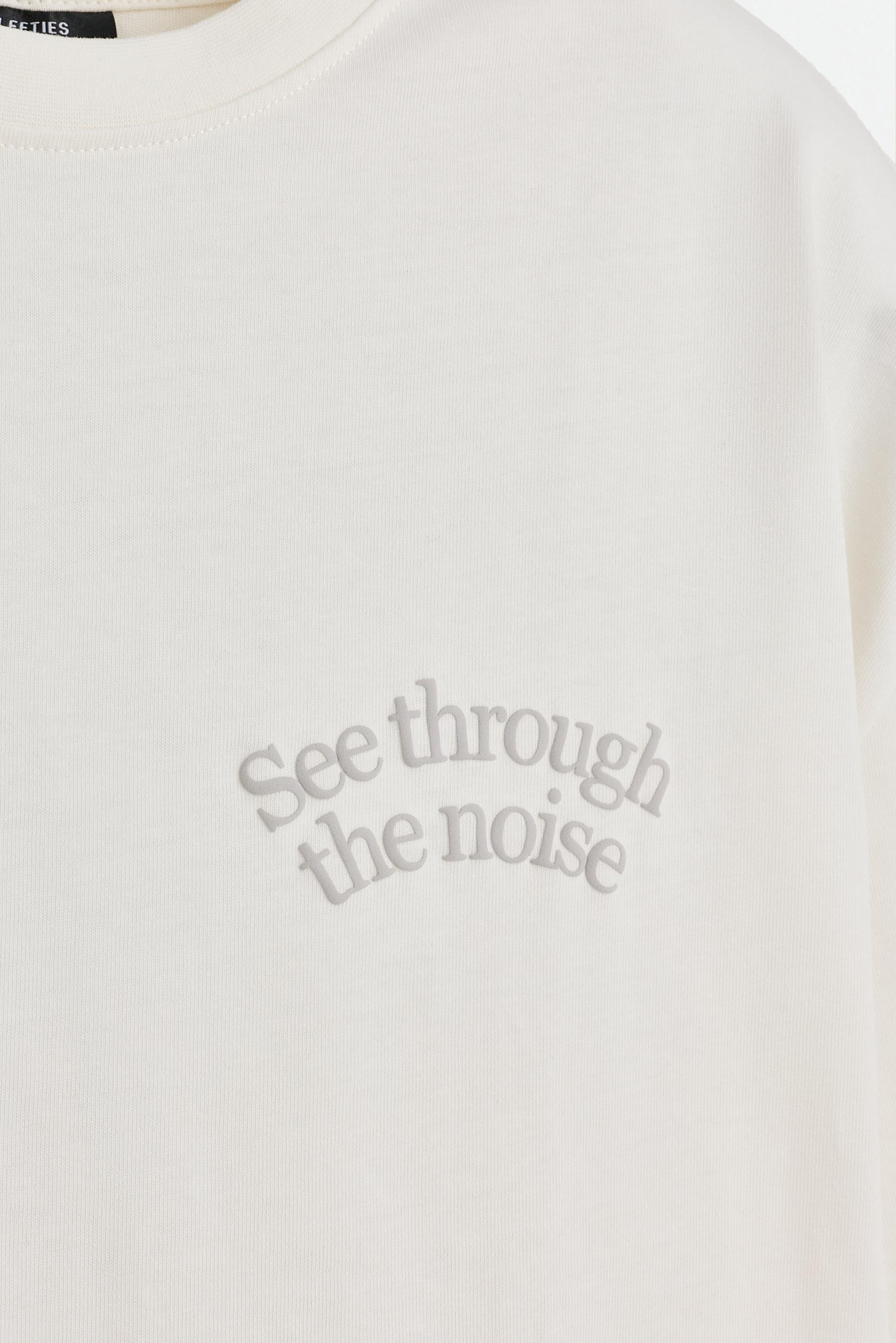 Oversize printed T-shirt — OFF WHITE
