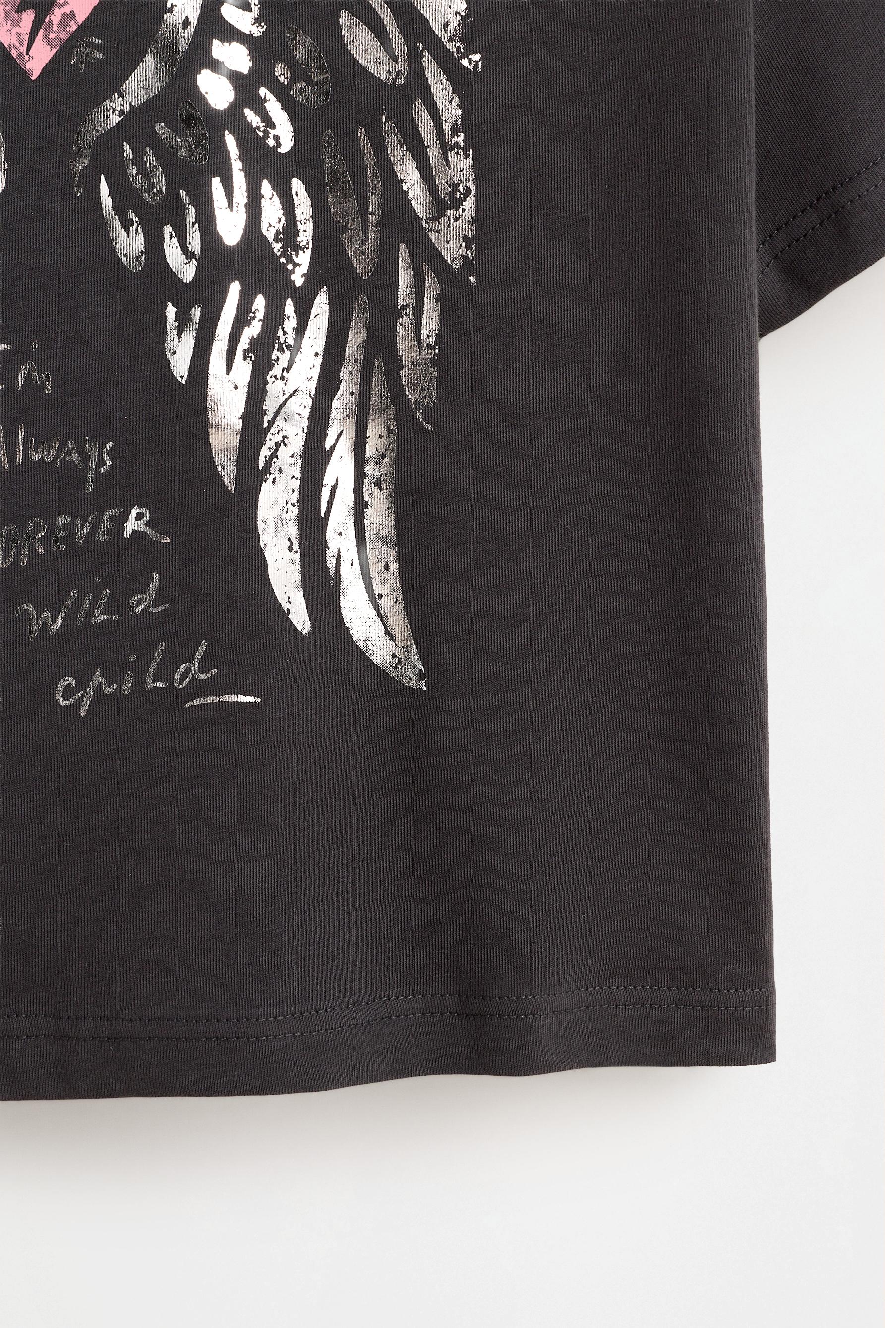 Metallic printed T-shirt — ASH
