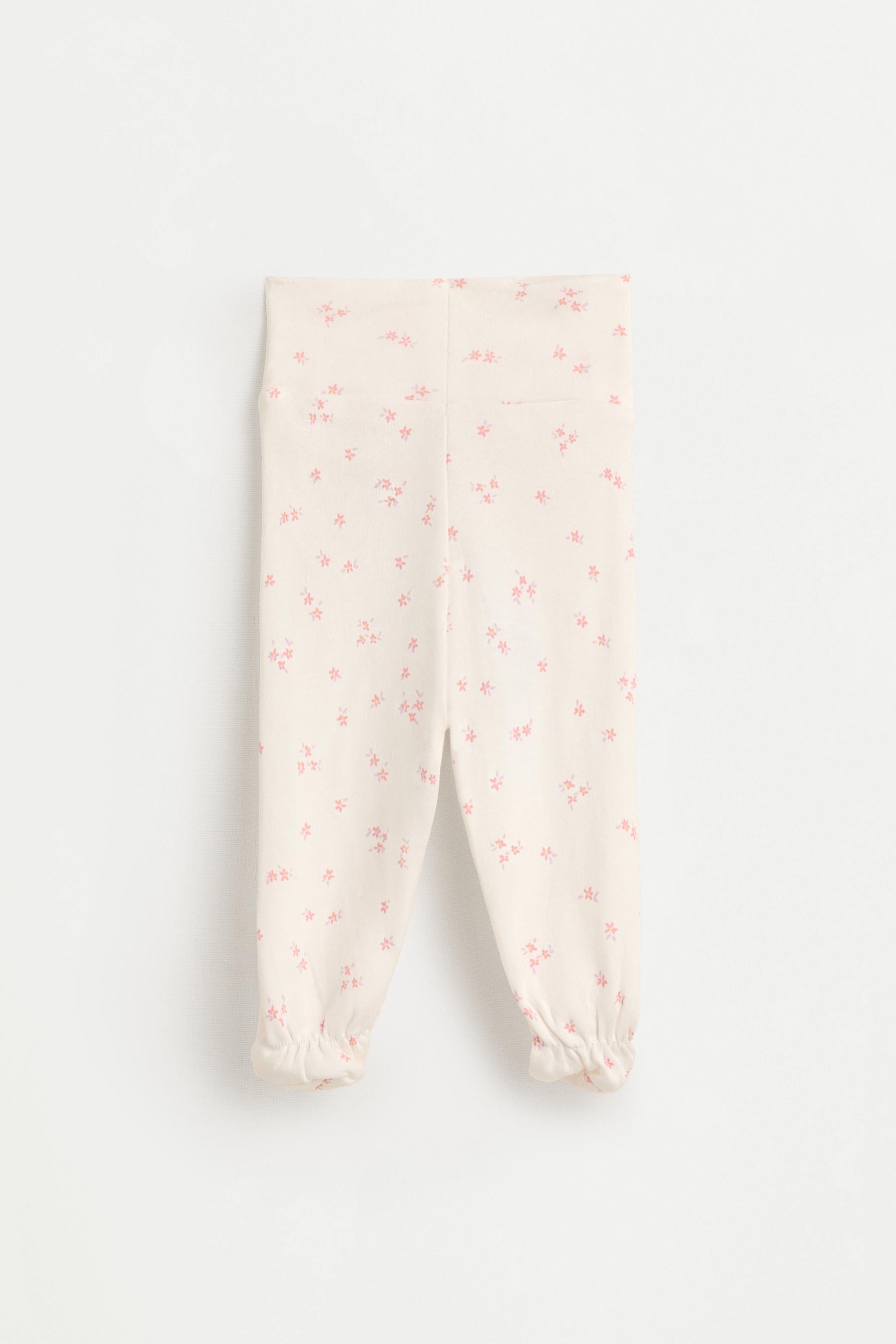 Interlock bodysuit, footed leggings and hat set — PINK