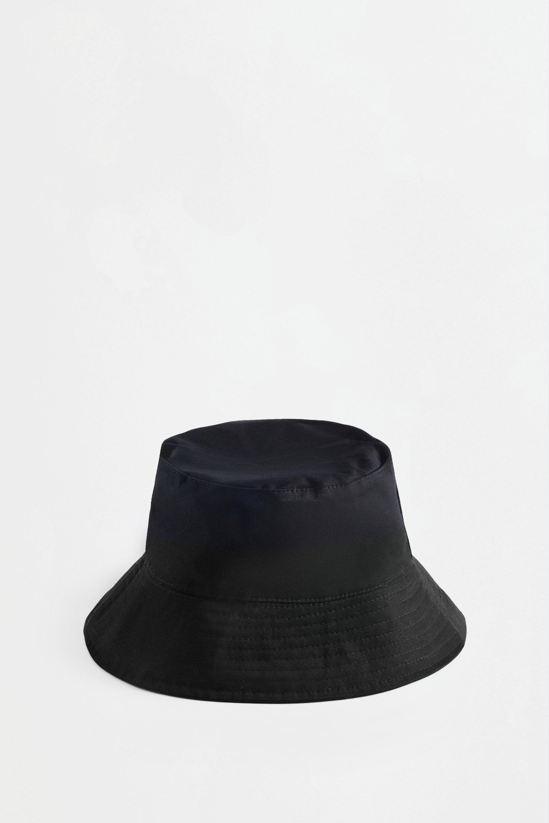Reversible check bucket hat — GREENISH BLUE