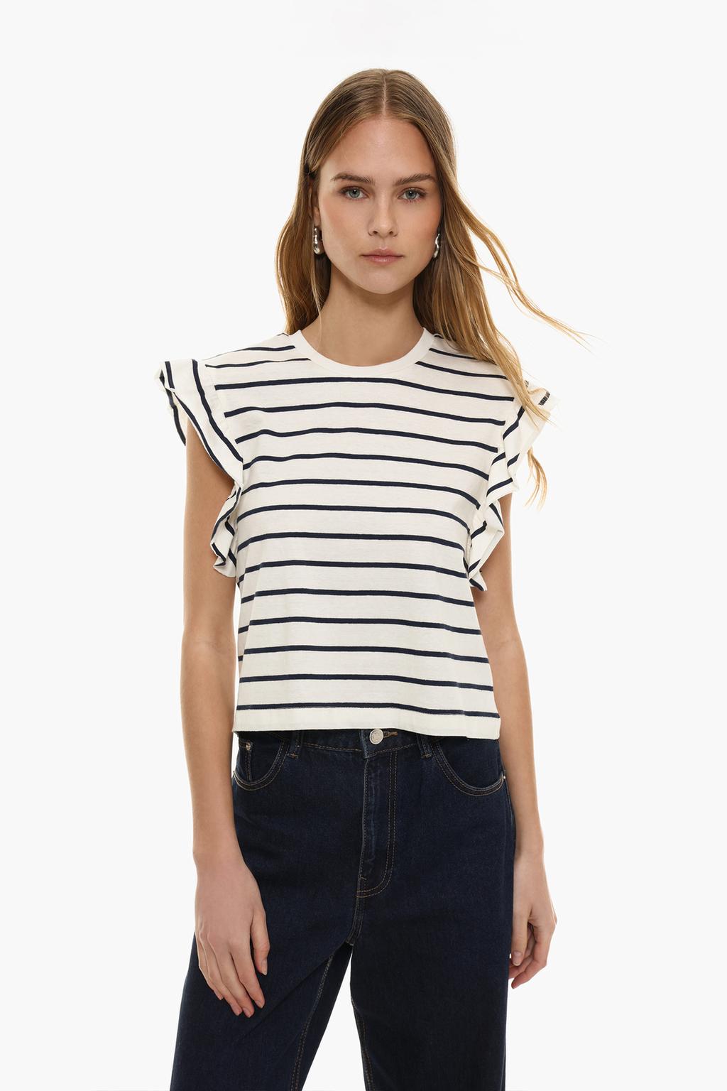 Camiseta volantes