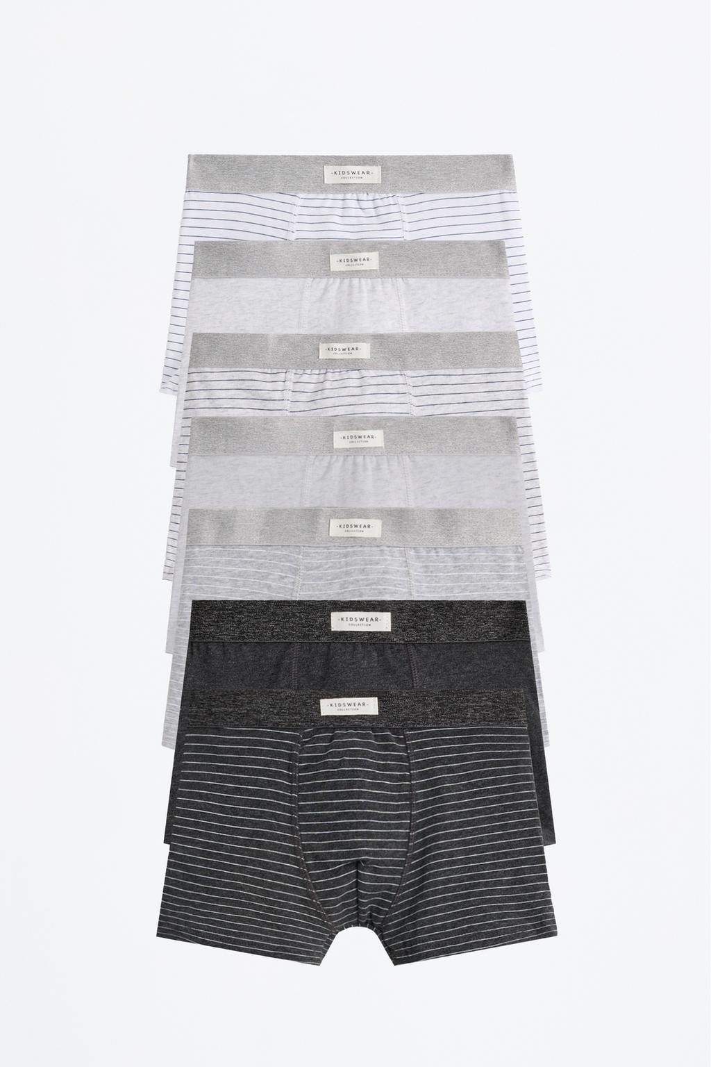 Pack of 7 striped boxer briefs