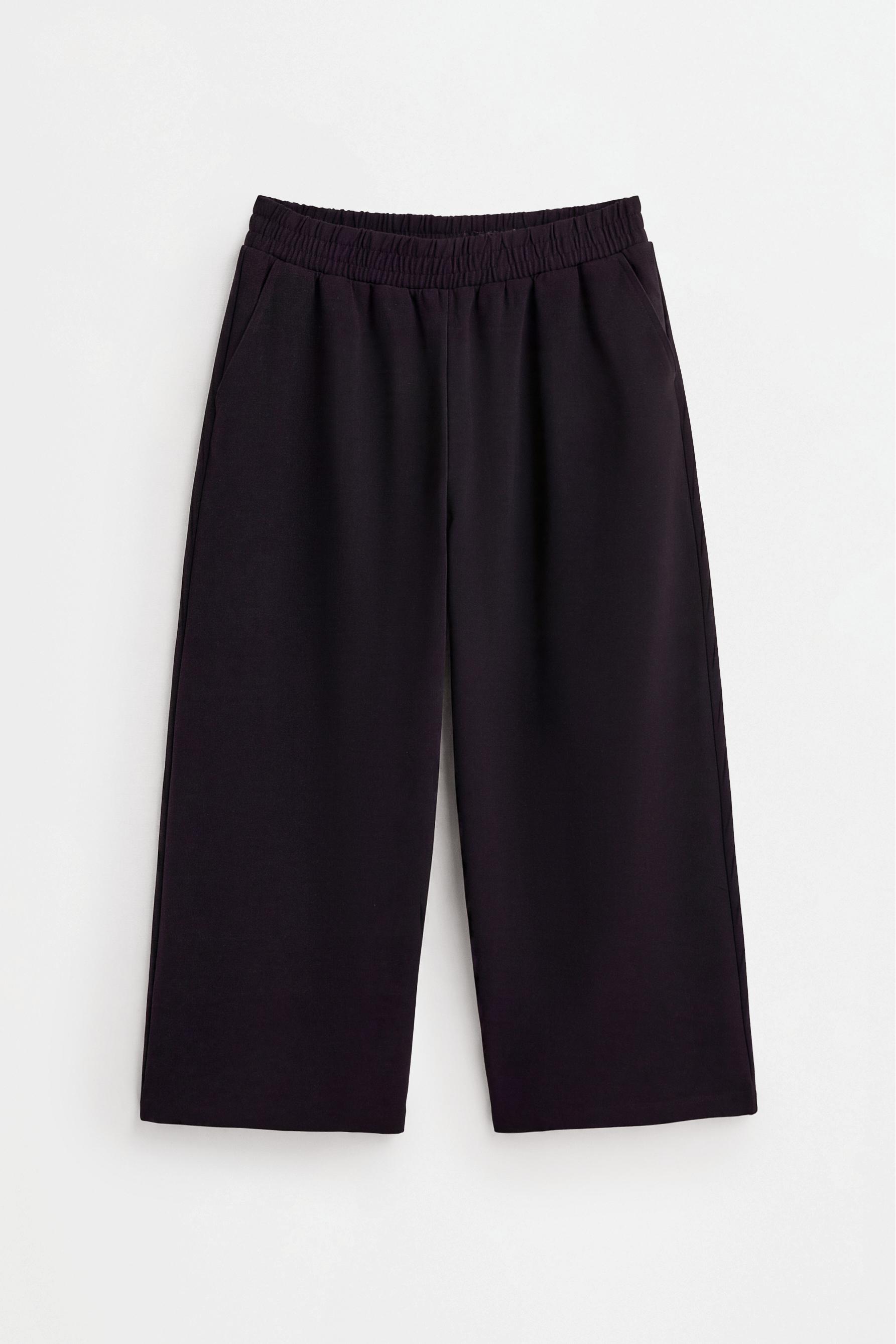 Culotte joggers — BLACK
