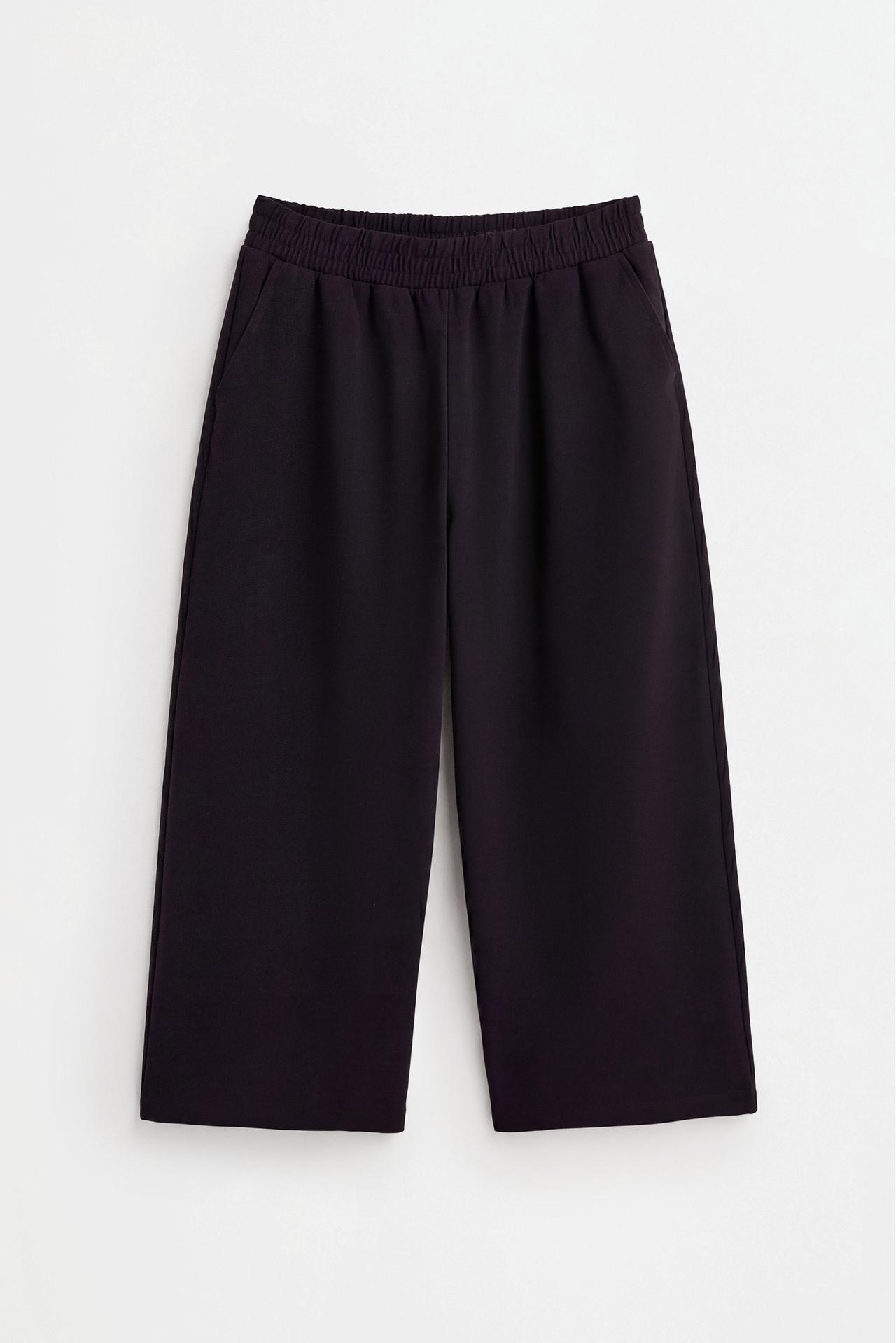 Culotte joggers — BLACK