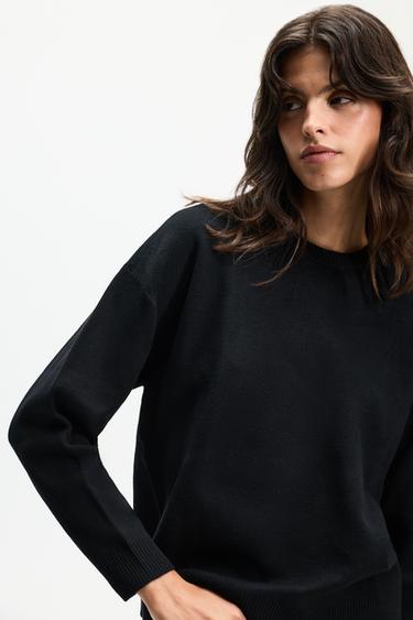 Basic sweater — BLACK 3