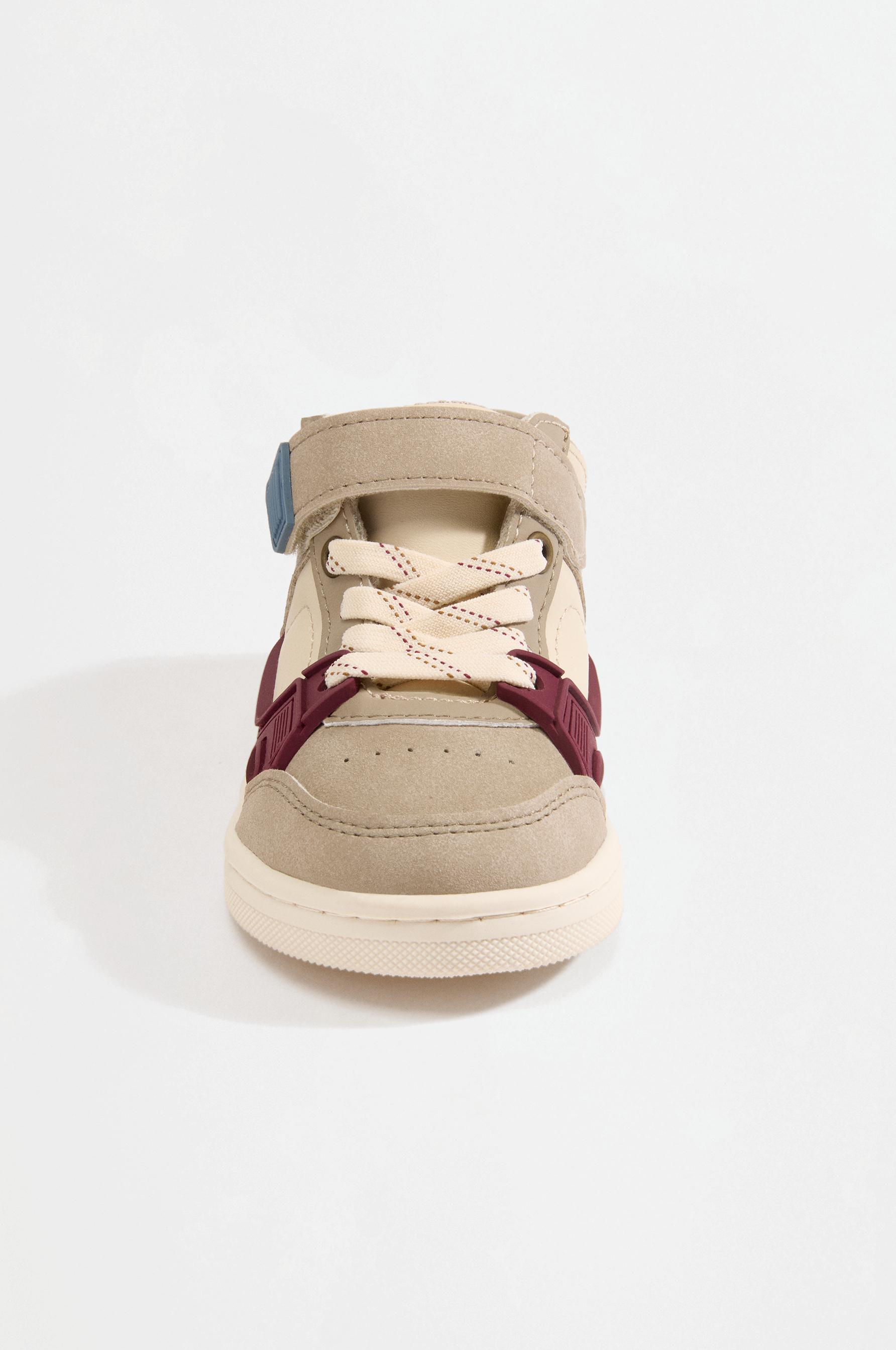 High-top sneaker — BEIGE