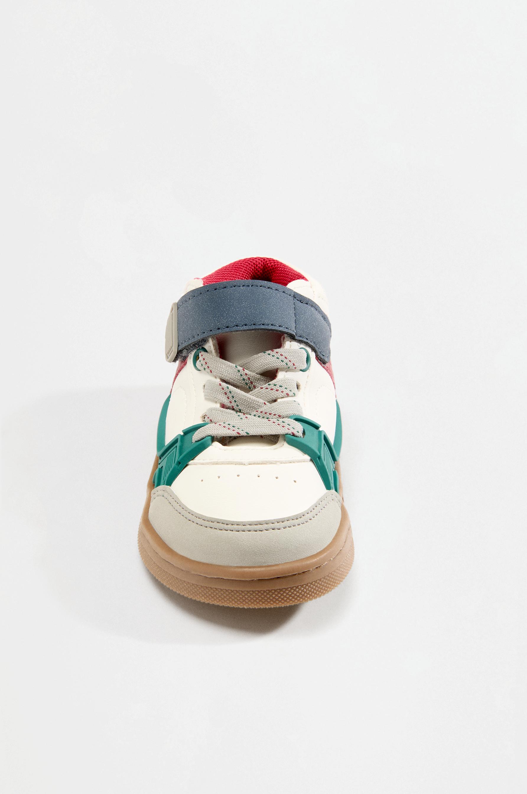 High-top sneaker — WHITE