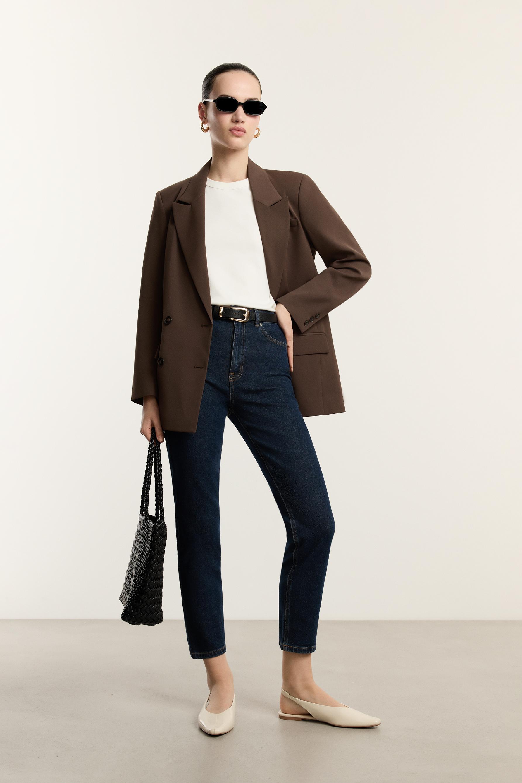 Mom fit jeans — BLUE