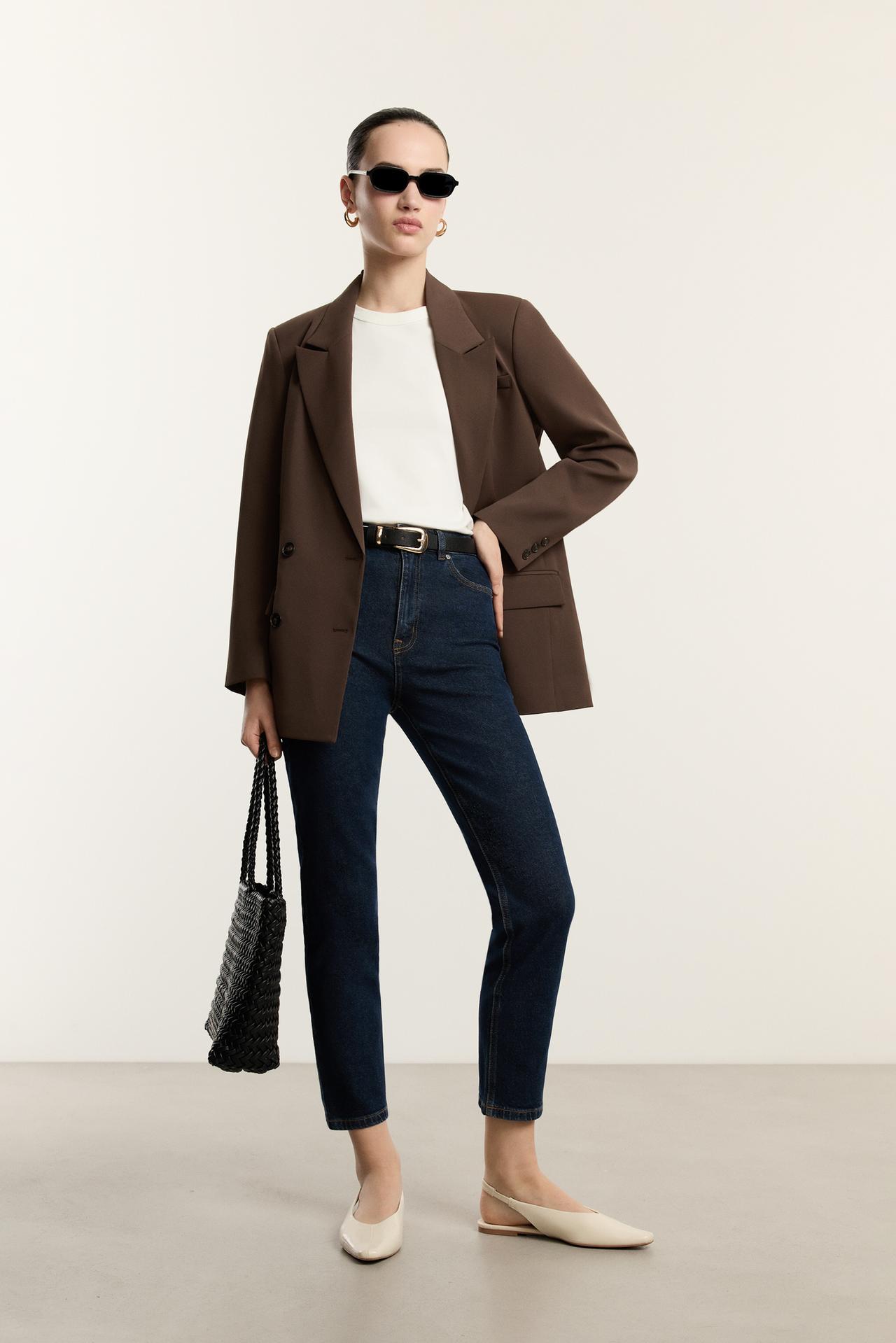 Mom fit jeans — BLUE