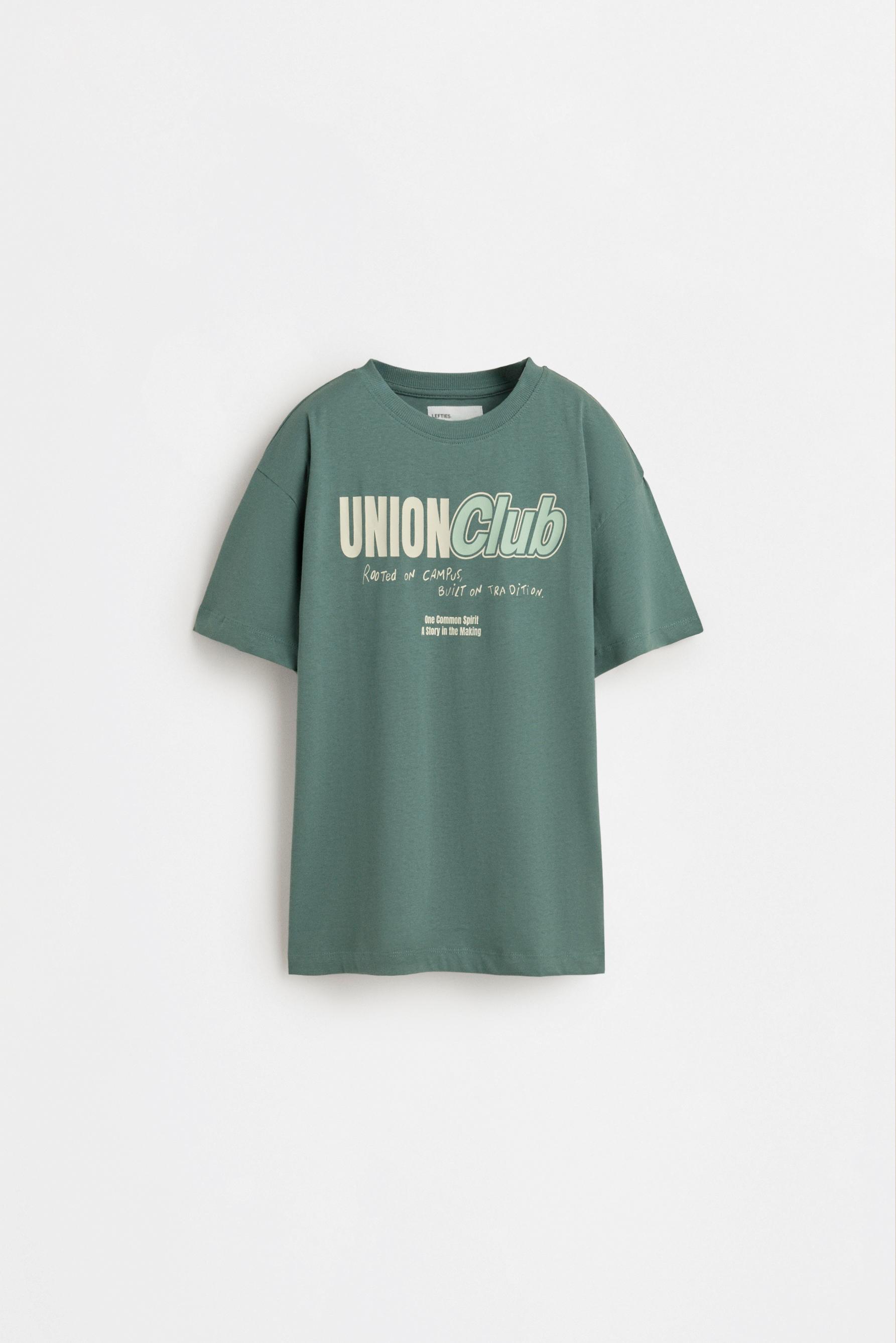 Printed T-shirt — GREENISH