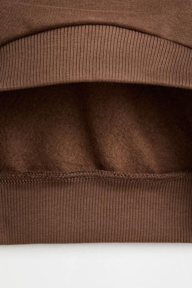 Sweatshirt and ribbed leggings set — CHOCOLATE 6