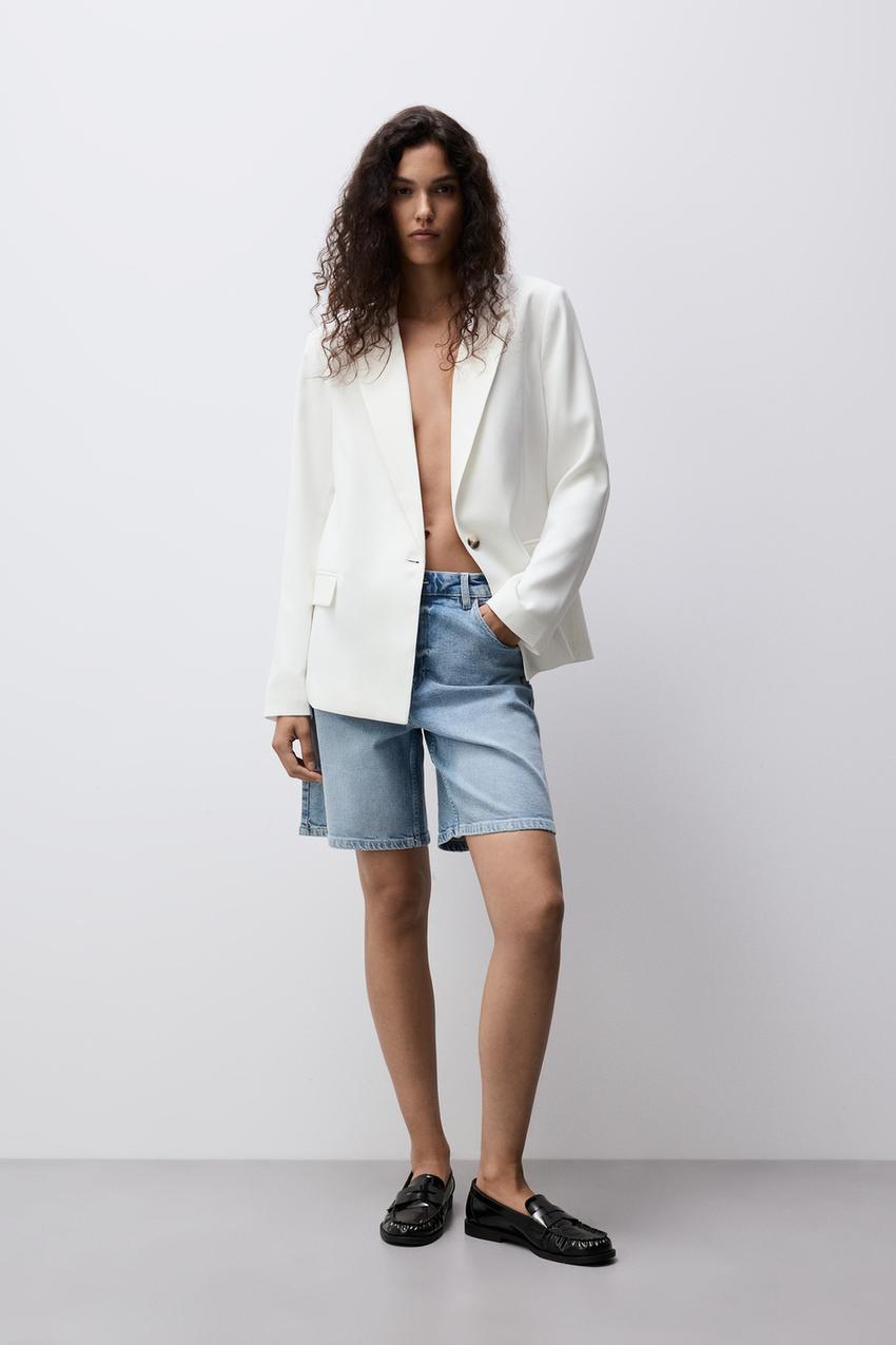 Denim comfort Bermuda shorts SHOES Woman Lefties SPAIN