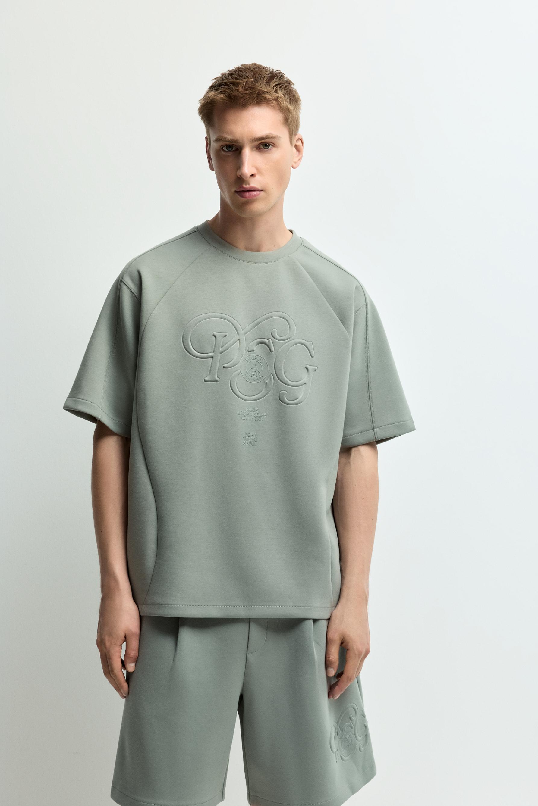 Paris Saint-Germain x Lefties interlock T-shirt — MINT GREEN