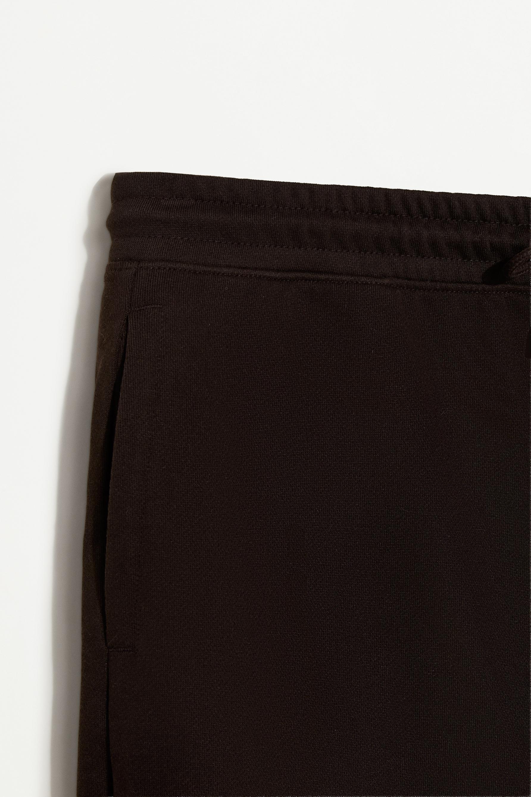Tracksuit Bermuda shorts — DARK BROWN