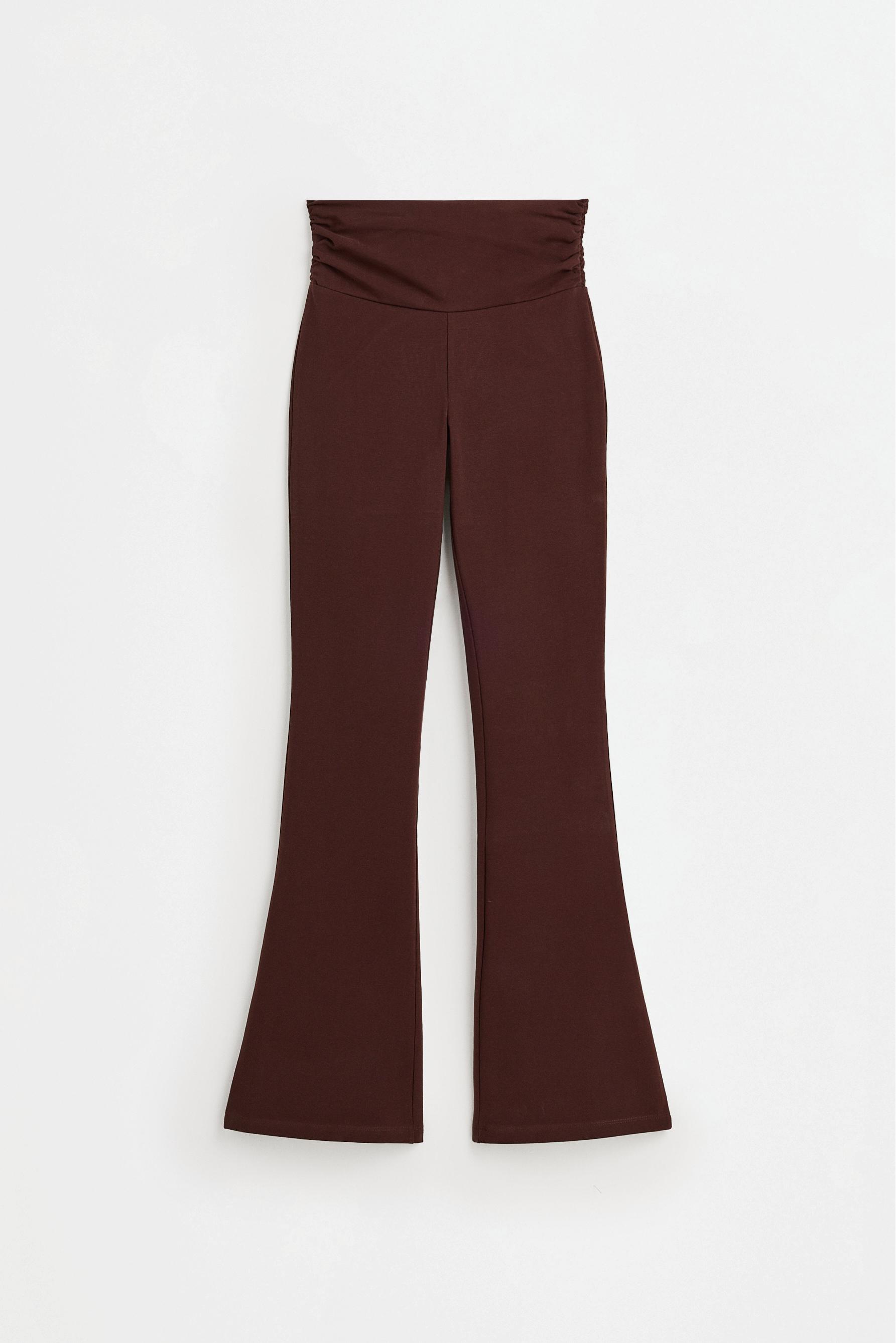 Ruched waist leggings — CHOCOLATE