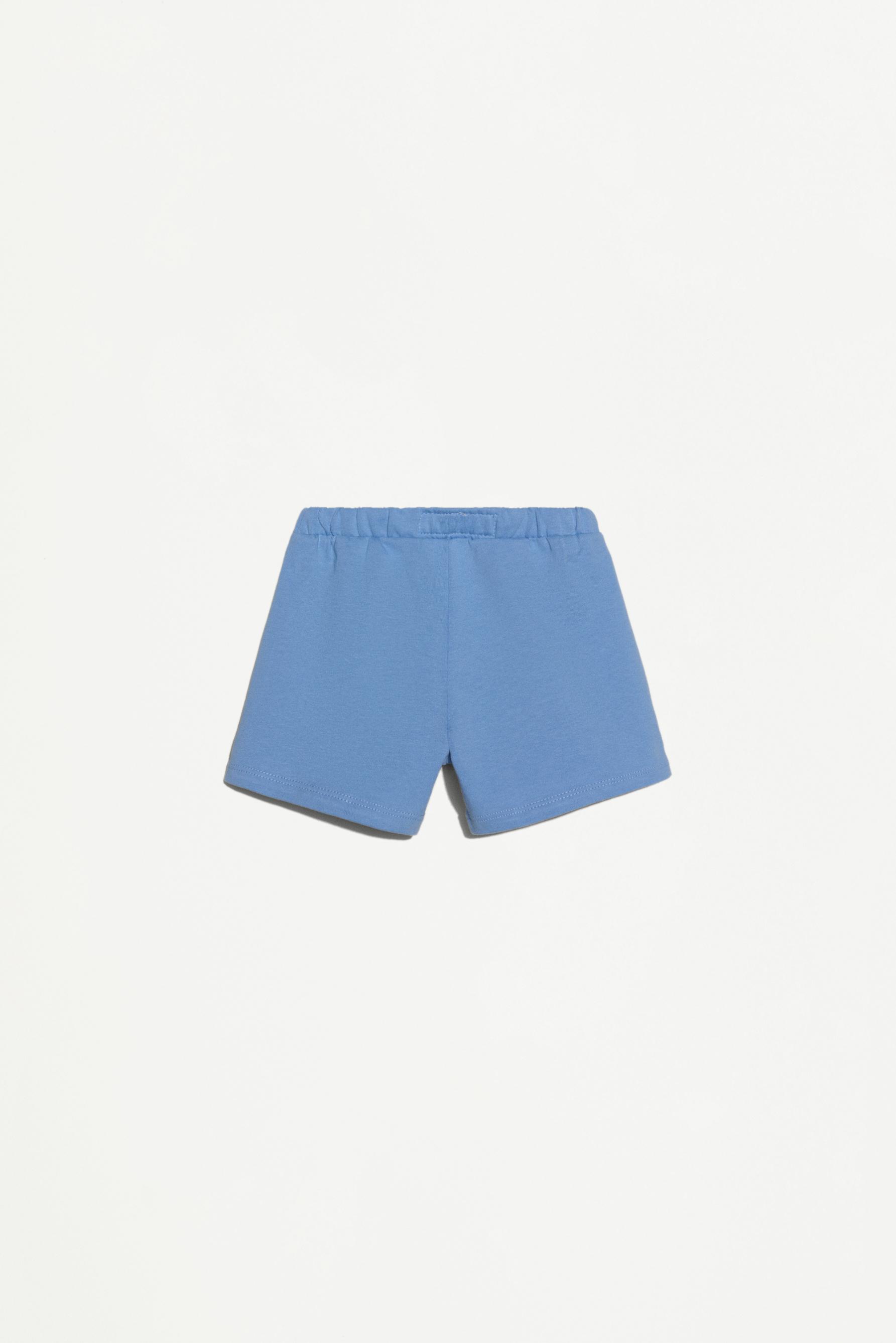 Heavy jersey T-shirt and Bermuda shorts set — INDIGO