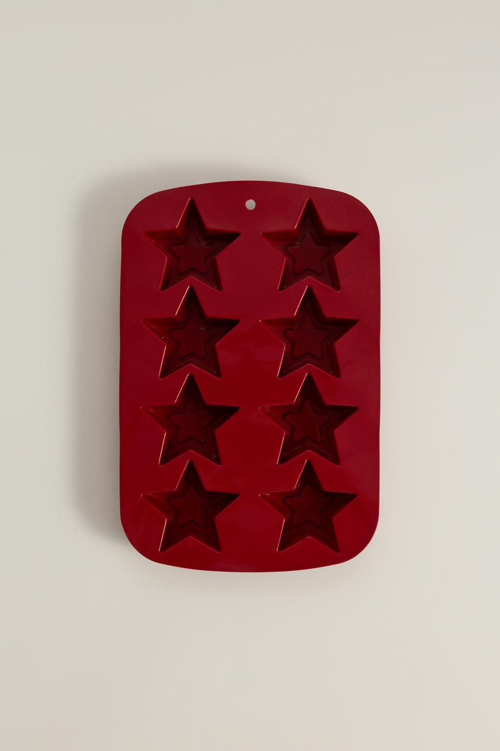 Molde silicona forma estrellas