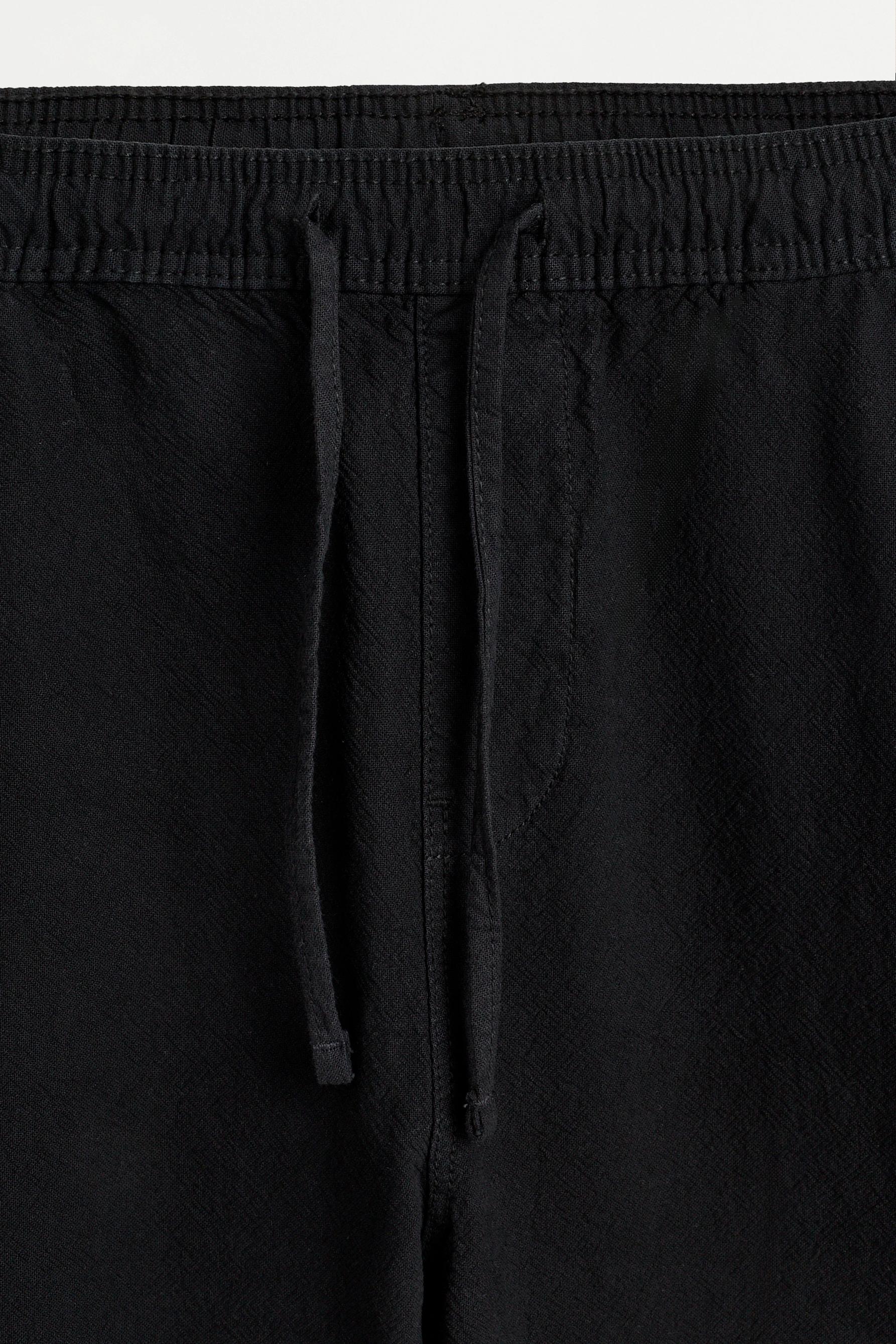 Rustic joggers — BLACK