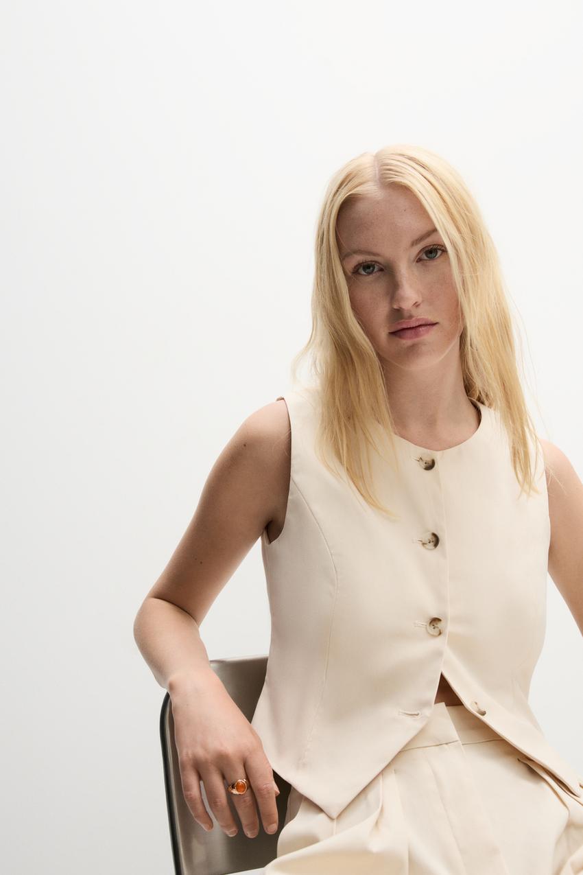 Chaleco Lefties Mujer Monos Mono Largo Estructura Chalecos ROPA