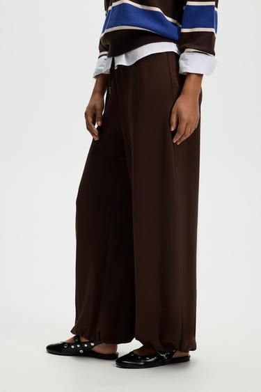 Sarouel tracksuit trousers — CHOCOLATE 3