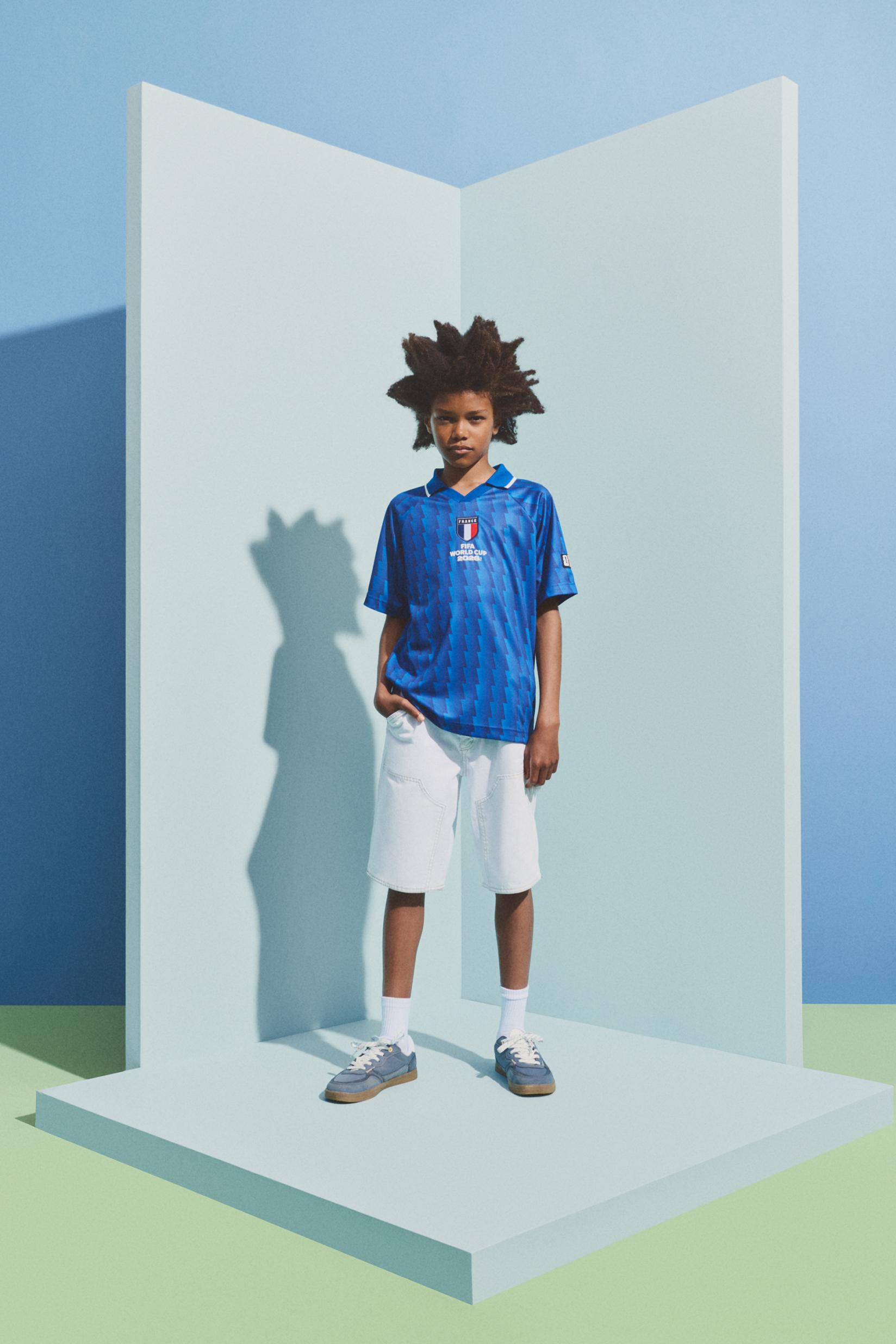 Kids | France FIFA World Cup TM 2026 Official Licensed Product Polo — NAVY