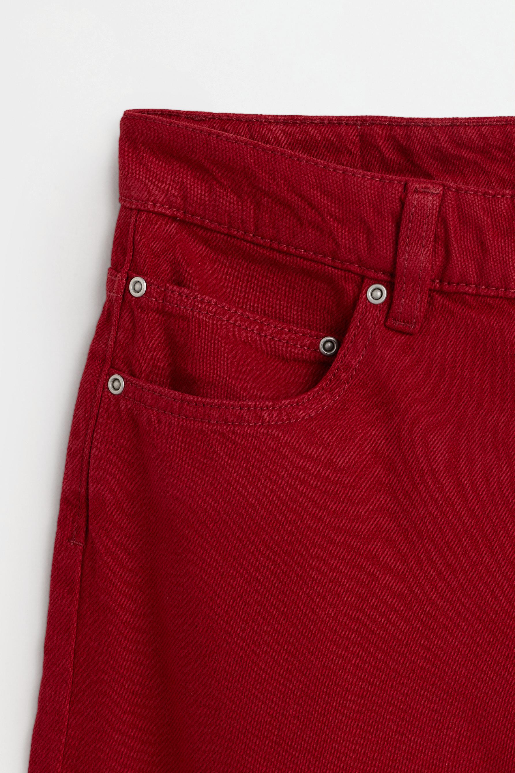 Low-rise wide-leg jeans — REDDISH