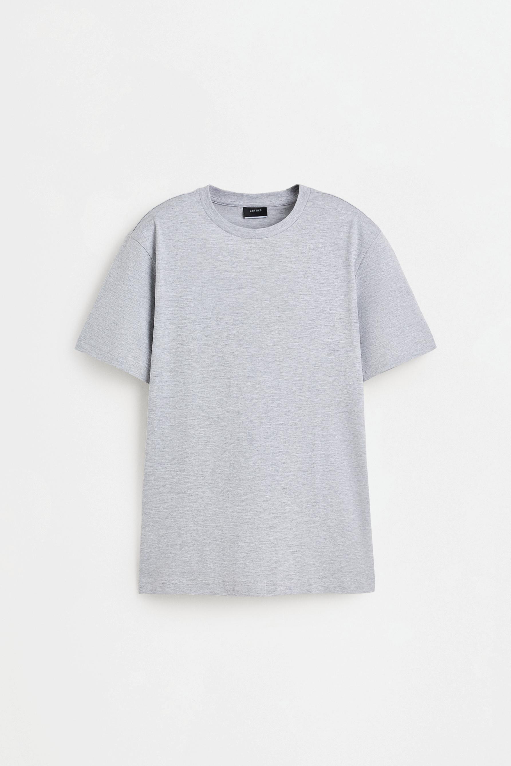 Basic T-shirt — GREY MARL